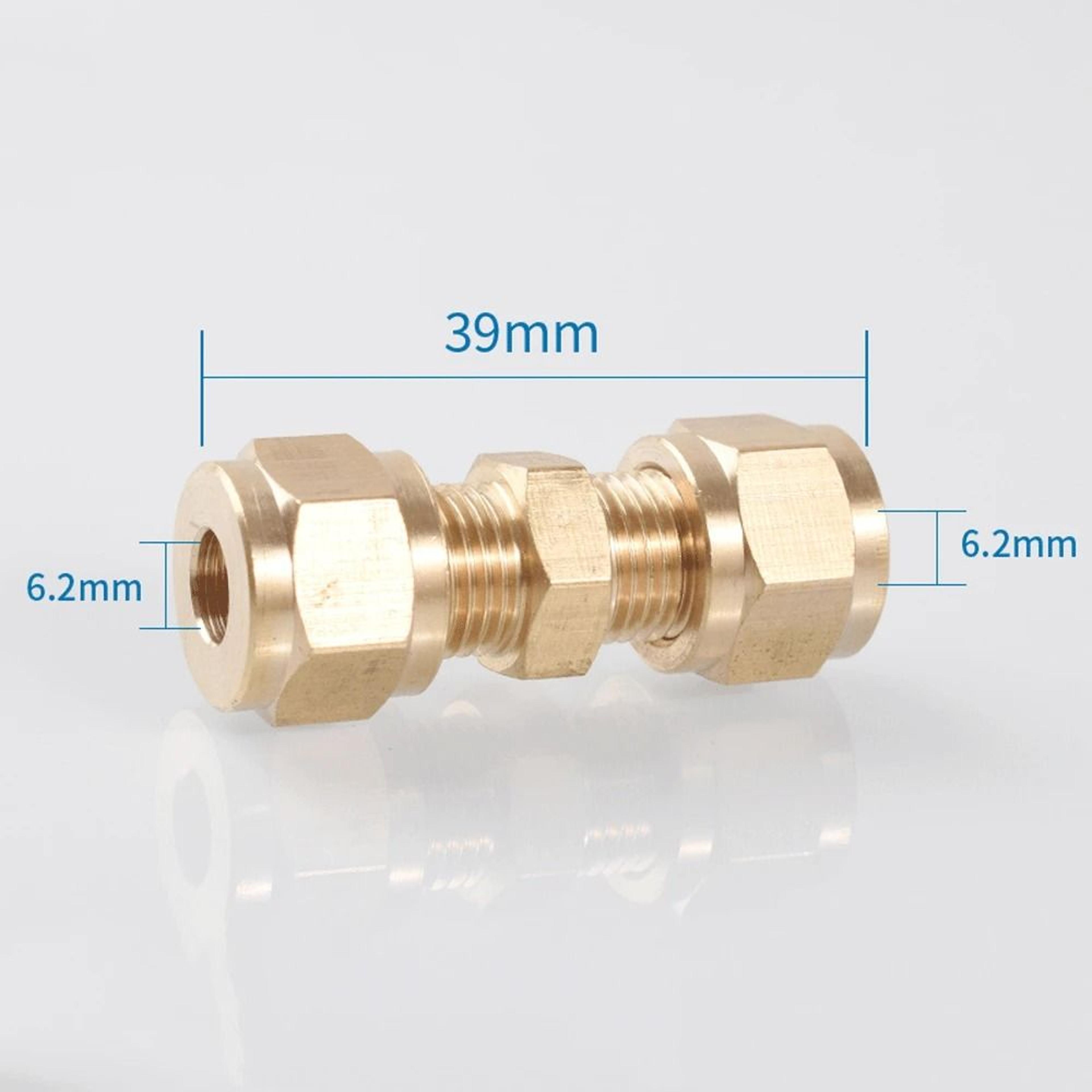 Brass Compression Union Pipe Fitting For Copper Tubing And HVAC Systems 6
