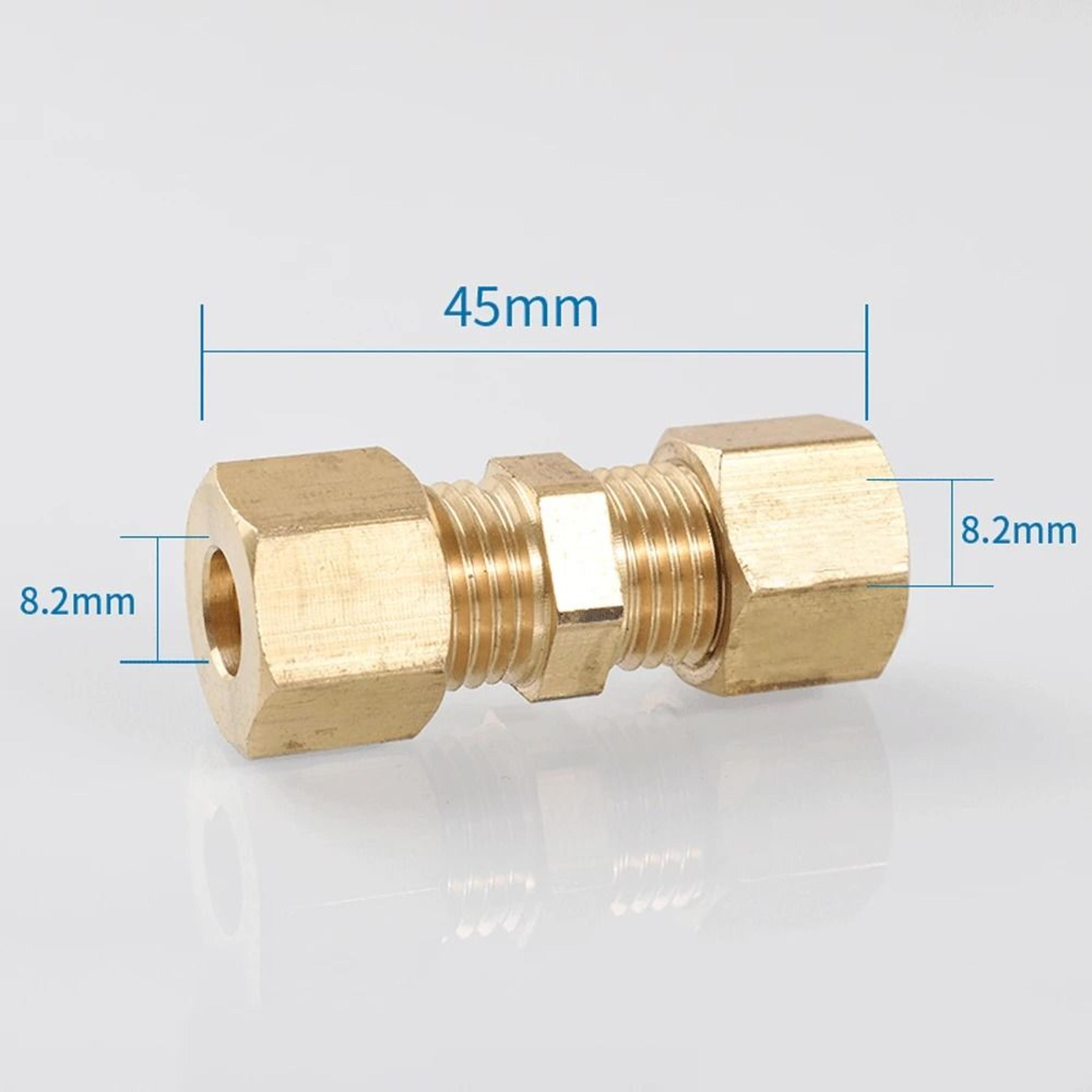Brass Compression Union Pipe Fitting For Copper Tubing And HVAC Systems 8