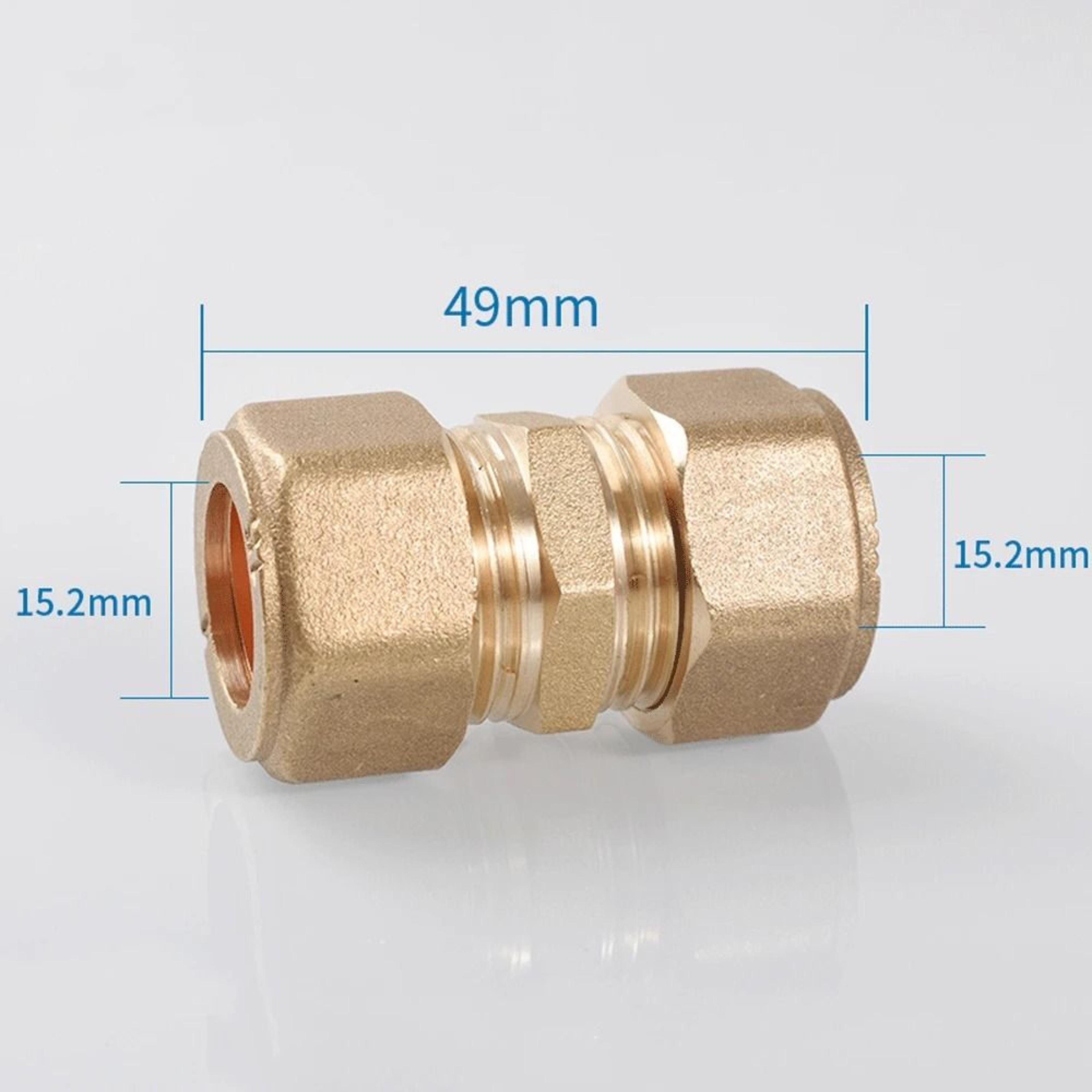 Brass Compression Union Pipe Fitting For Copper Tubing And HVAC Systems 12