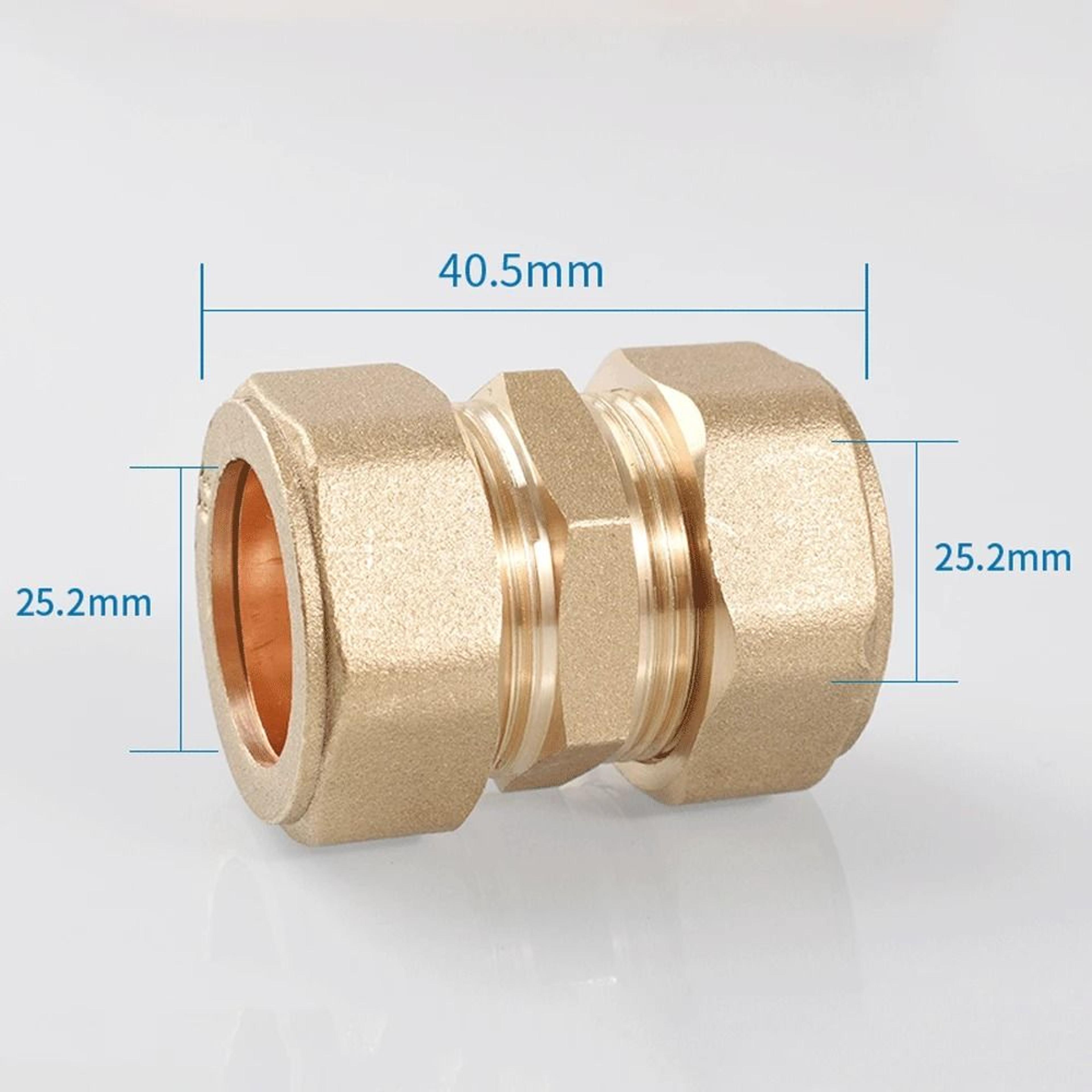 Brass Compression Union Pipe Fitting For Copper Tubing And HVAC Systems 19