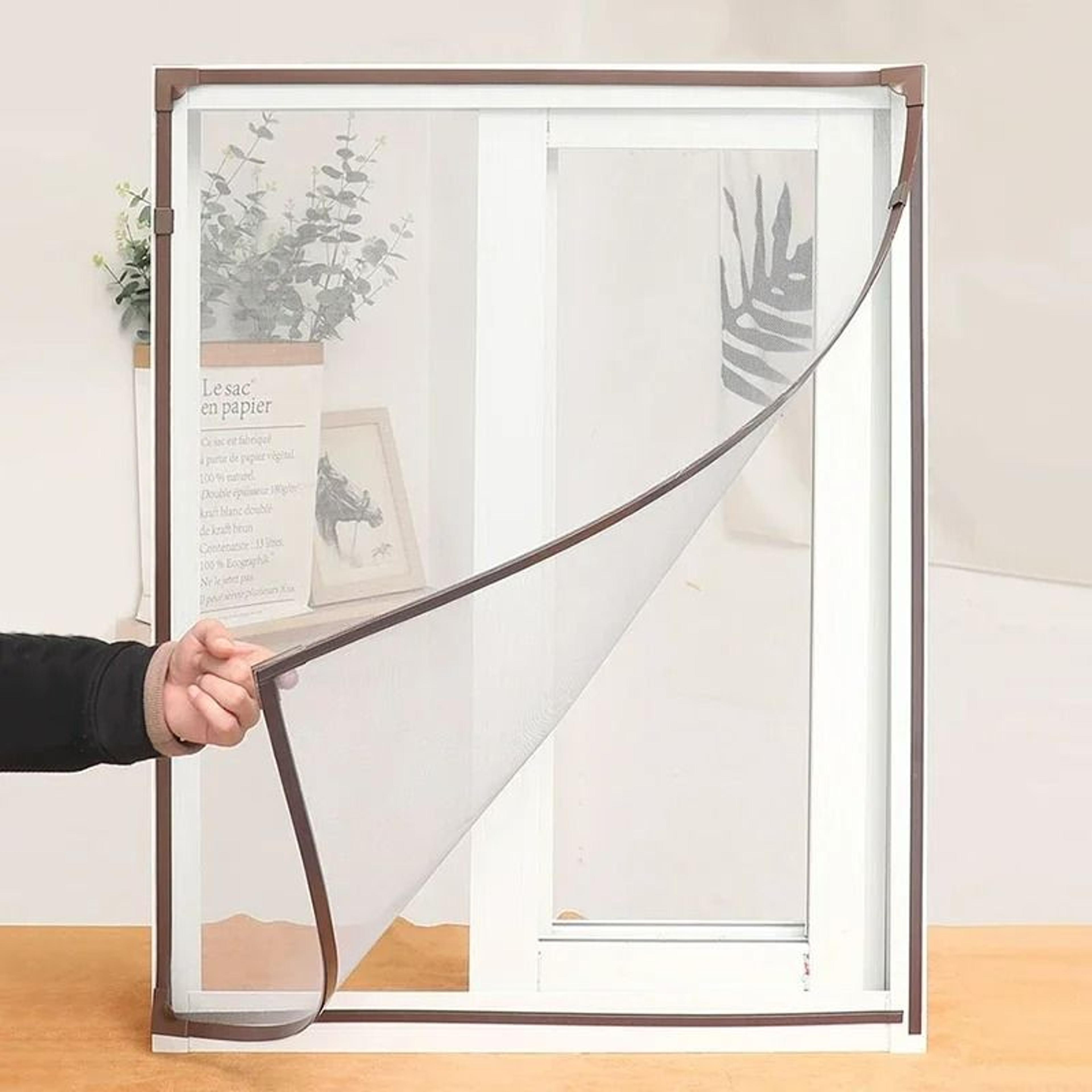 MagnaSeal Self Adhesive Magnetic Window Screen Frame Kit For Mosquito Mesh 5