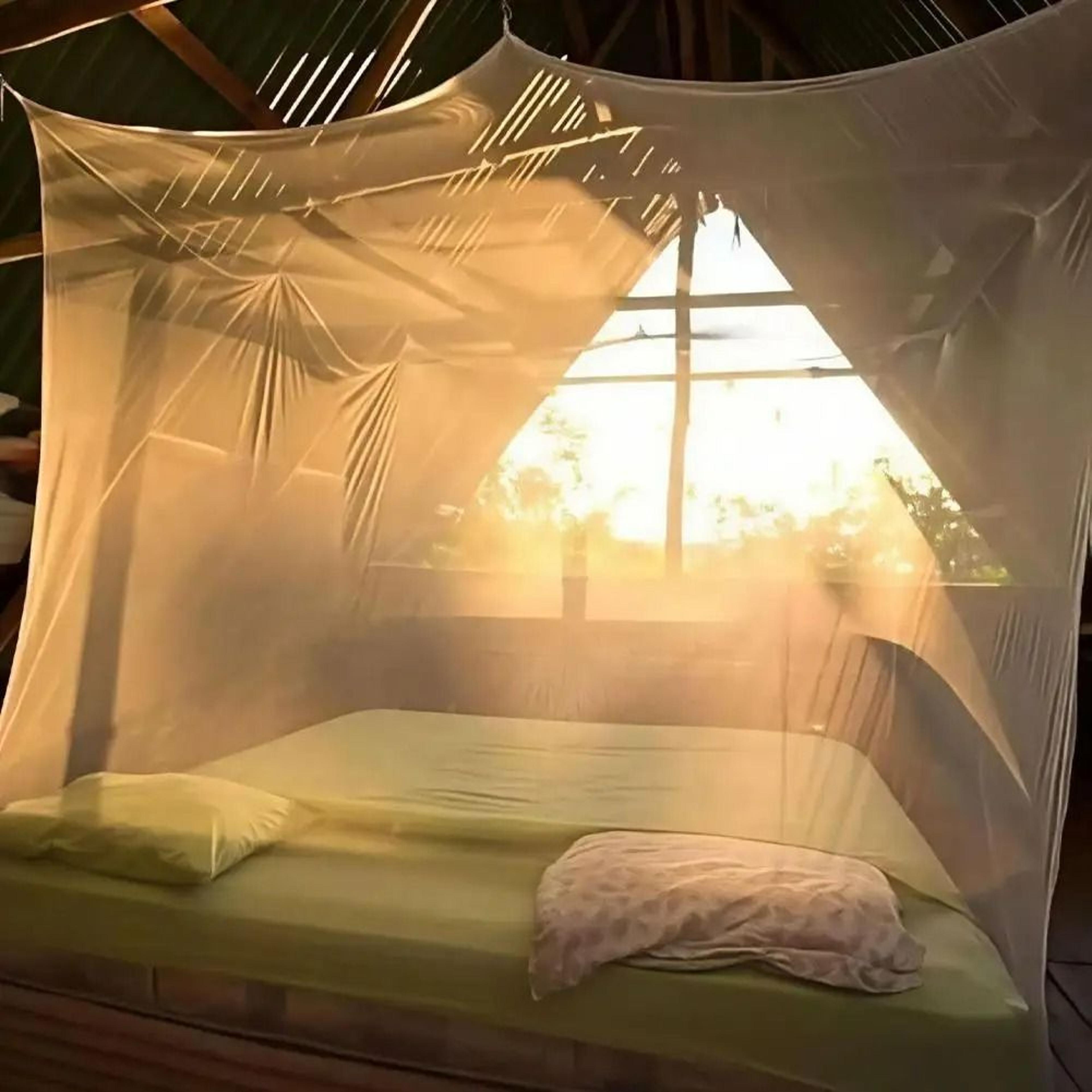 GardenShield Extra Large Outdoor Mosquito Net Canopy For Gazebo Patio And Camping 4