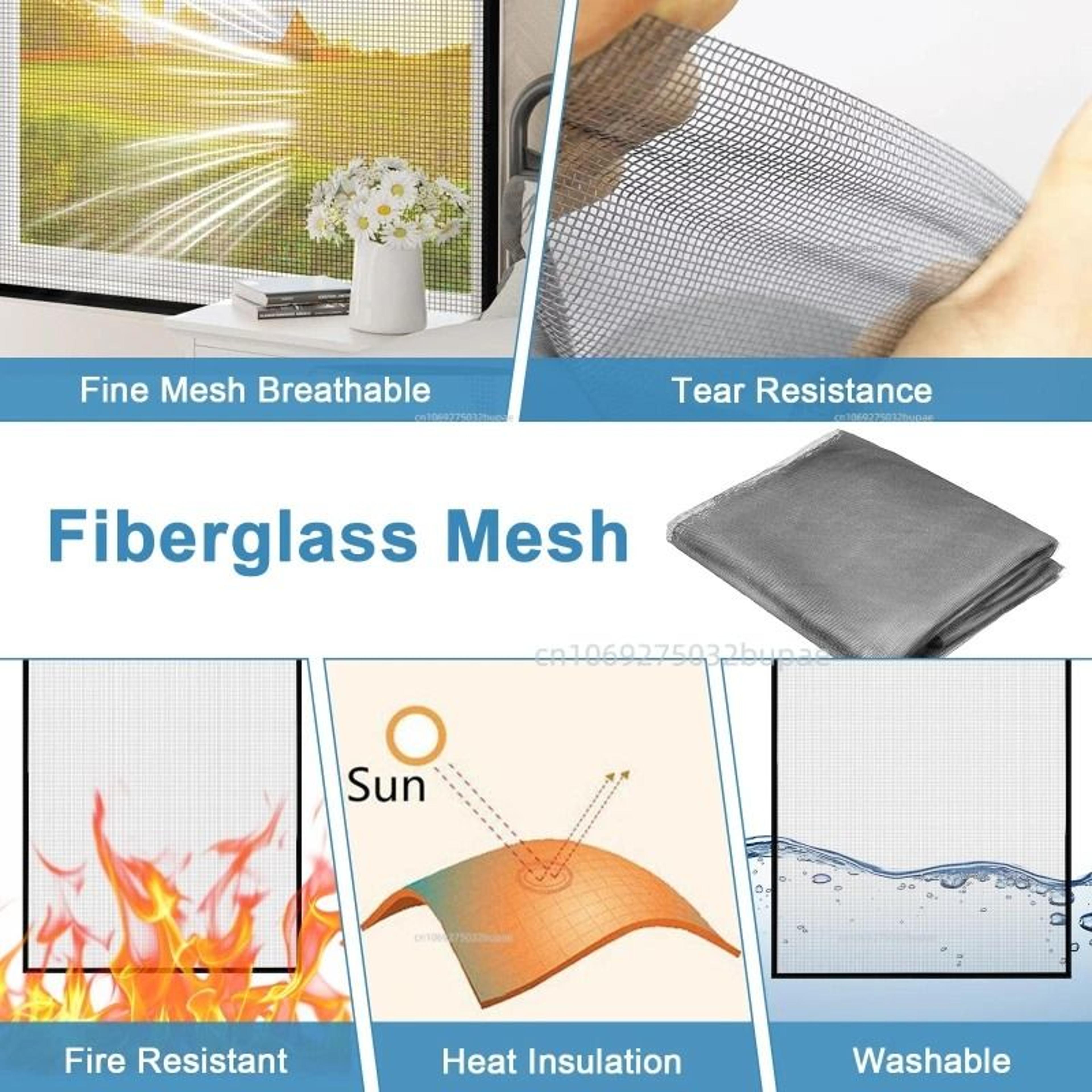 FreshShield Durable Mosquito Window Screen Mesh For Indoor Insect Protection 4