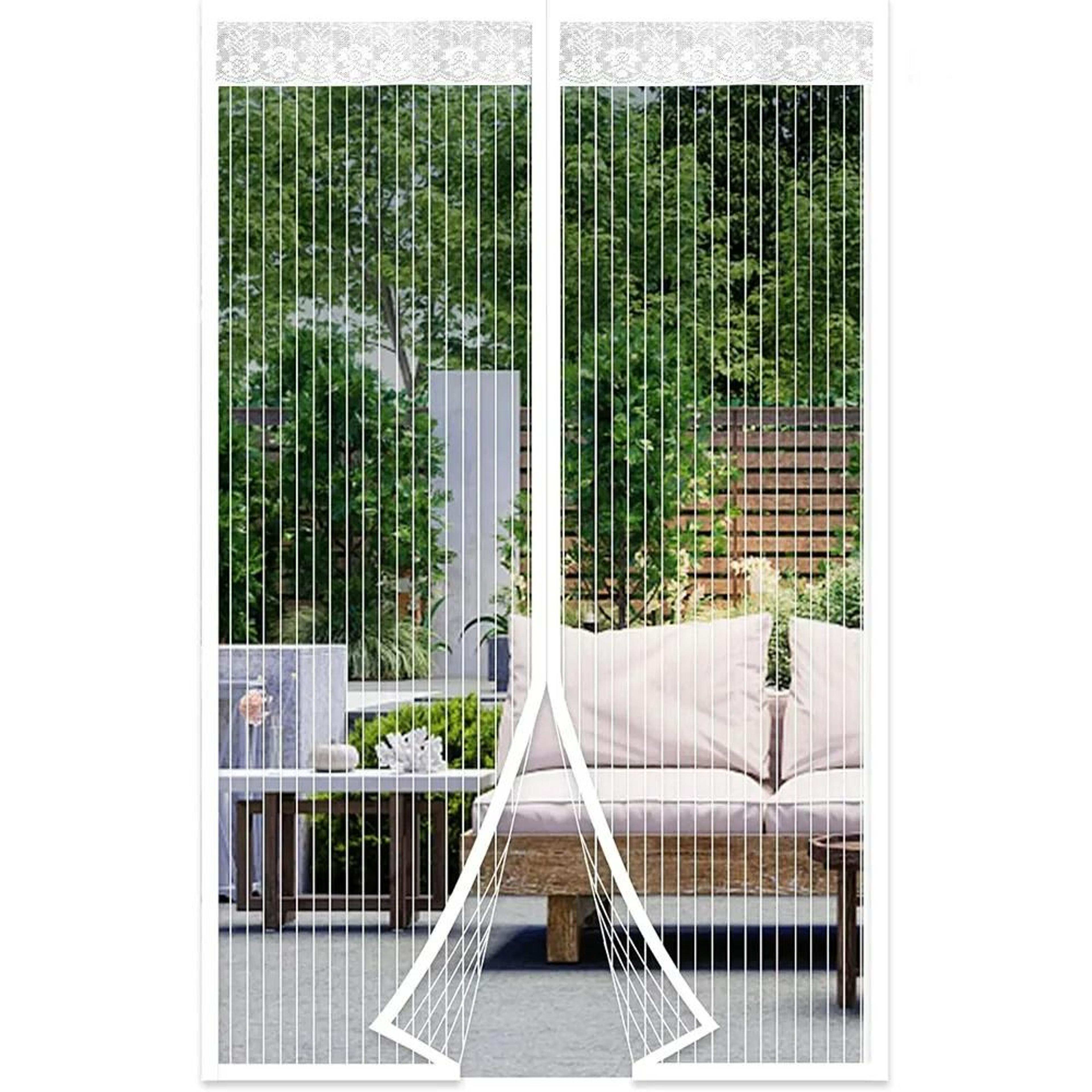 BreezeLock Magnetic Mosquito Screen Door Automatic Closing Insect Mesh Curtain 10