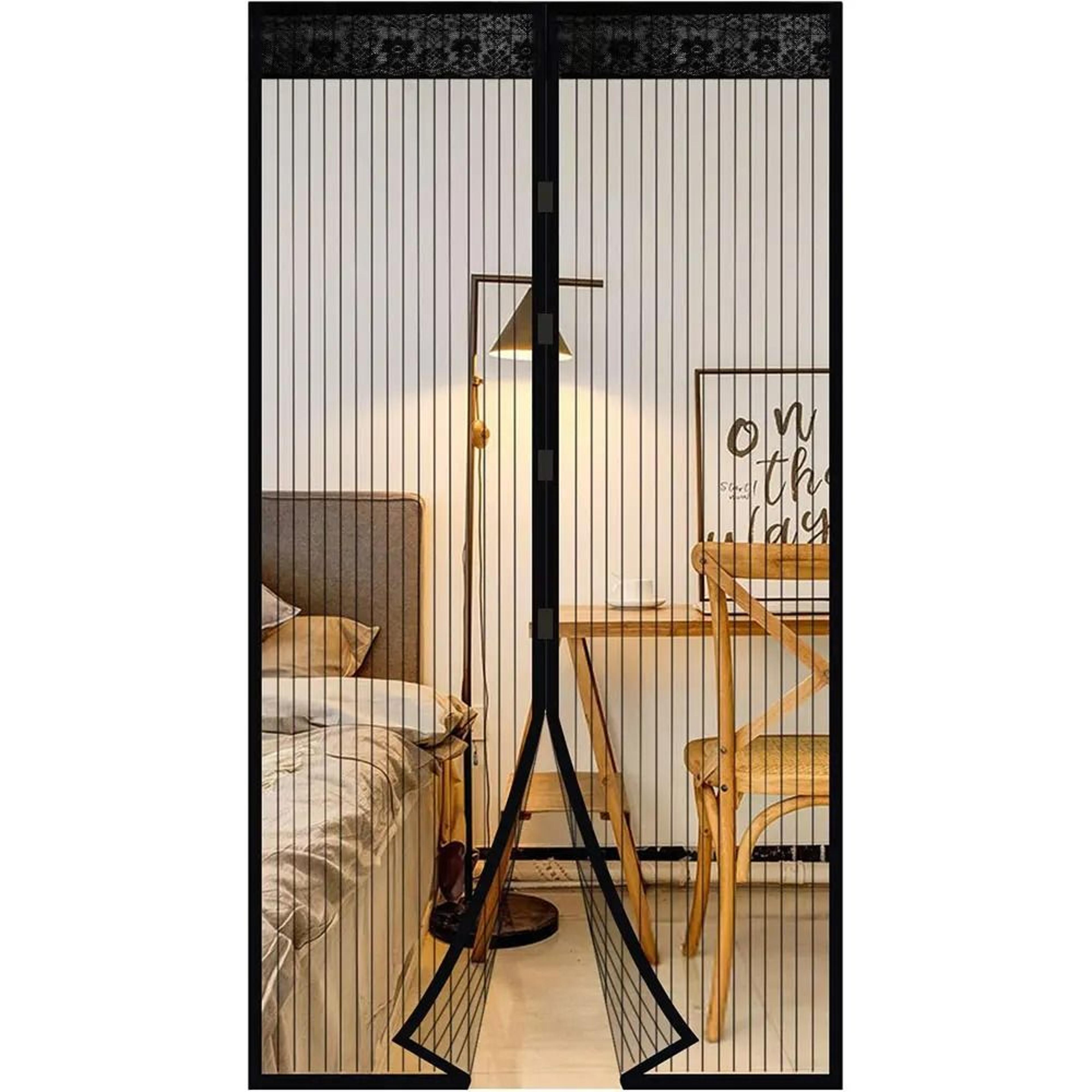 BreezeLock Magnetic Mosquito Screen Door Automatic Closing Insect Mesh Curtain 7