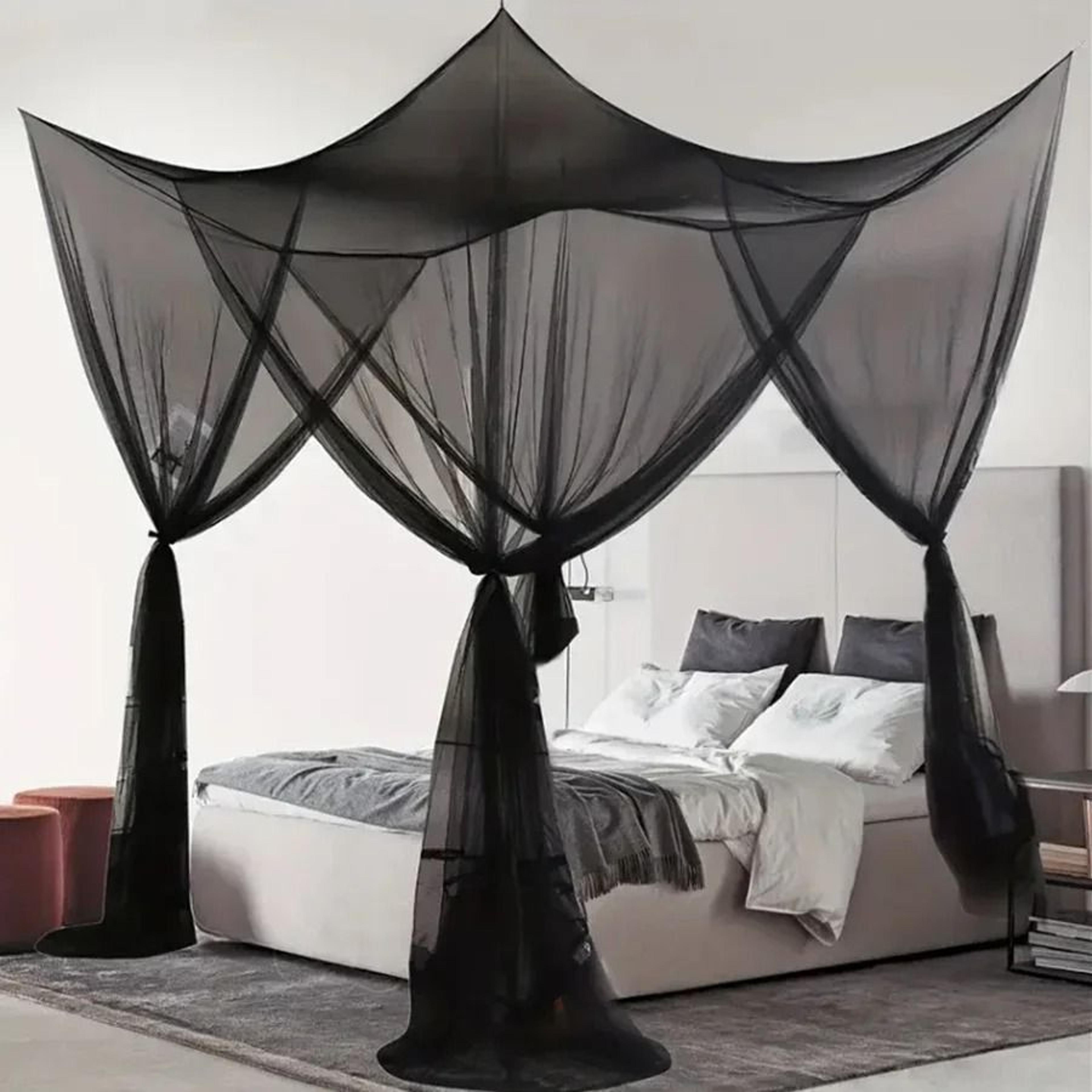 GrandShield Extra Large 4 Opening Mosquito Net Canopy For Beds And Camping 7