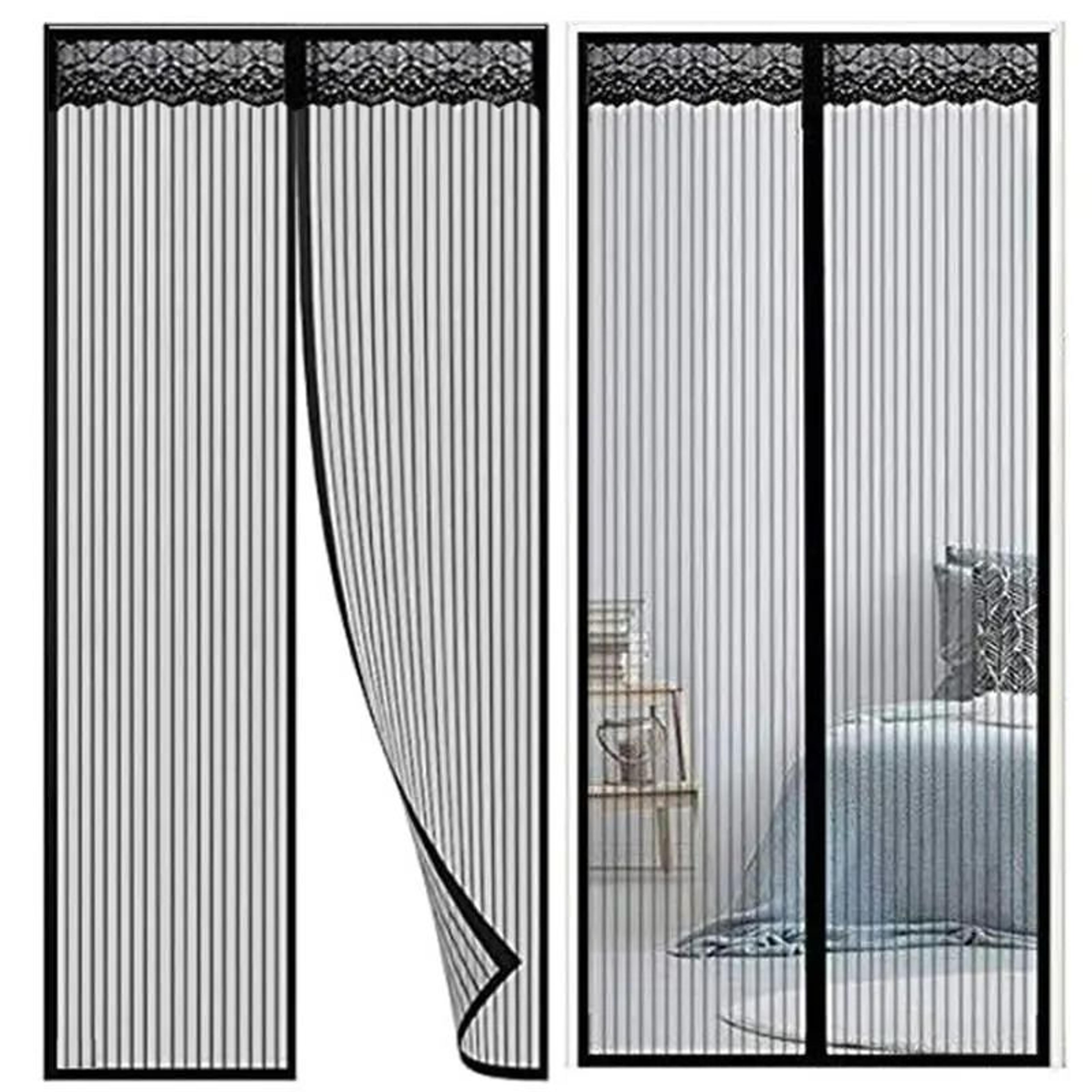 Automatic Closing Magnetic Mesh Door Curtain 4
