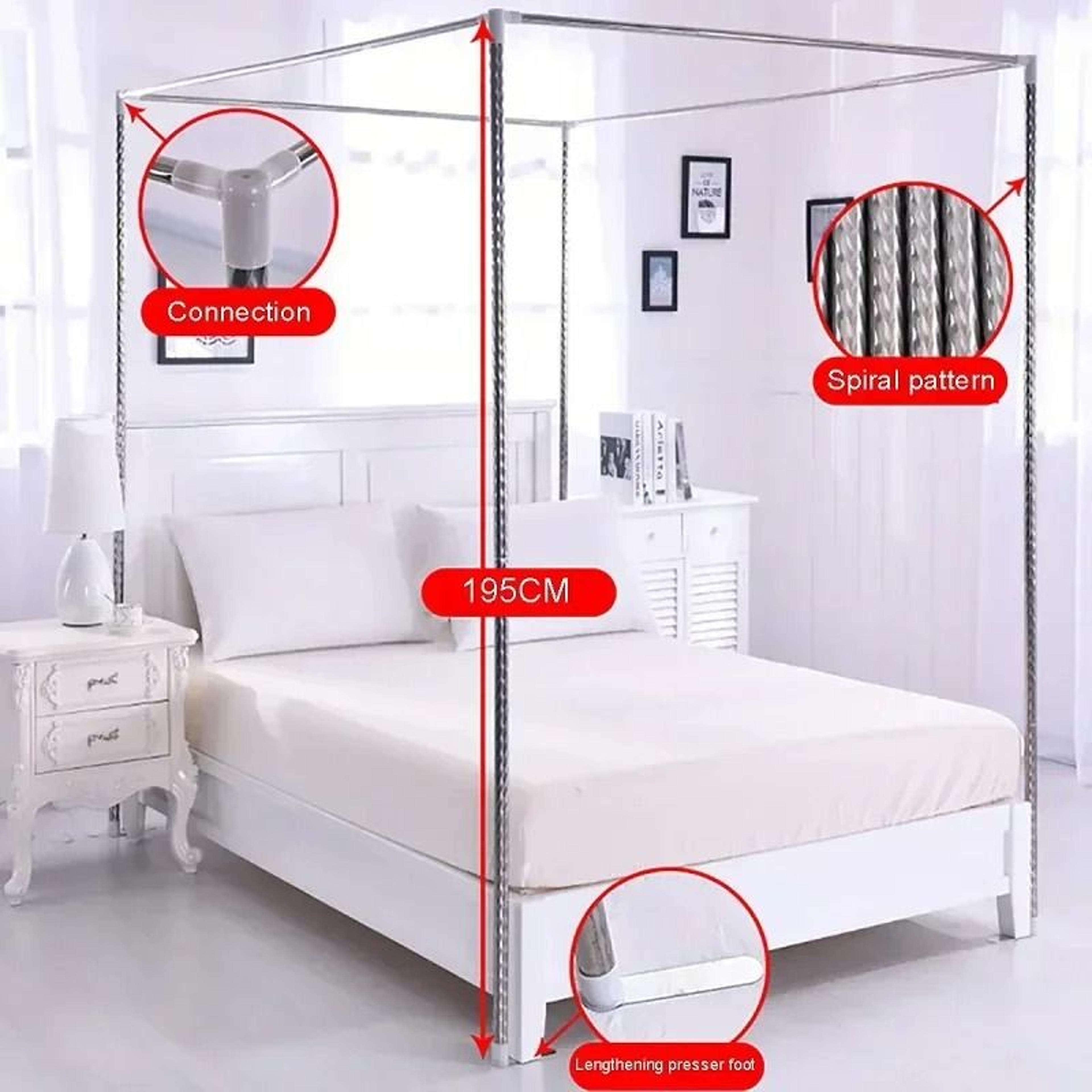 Stainless Steel Four Corner Bed Canopy Frame 2