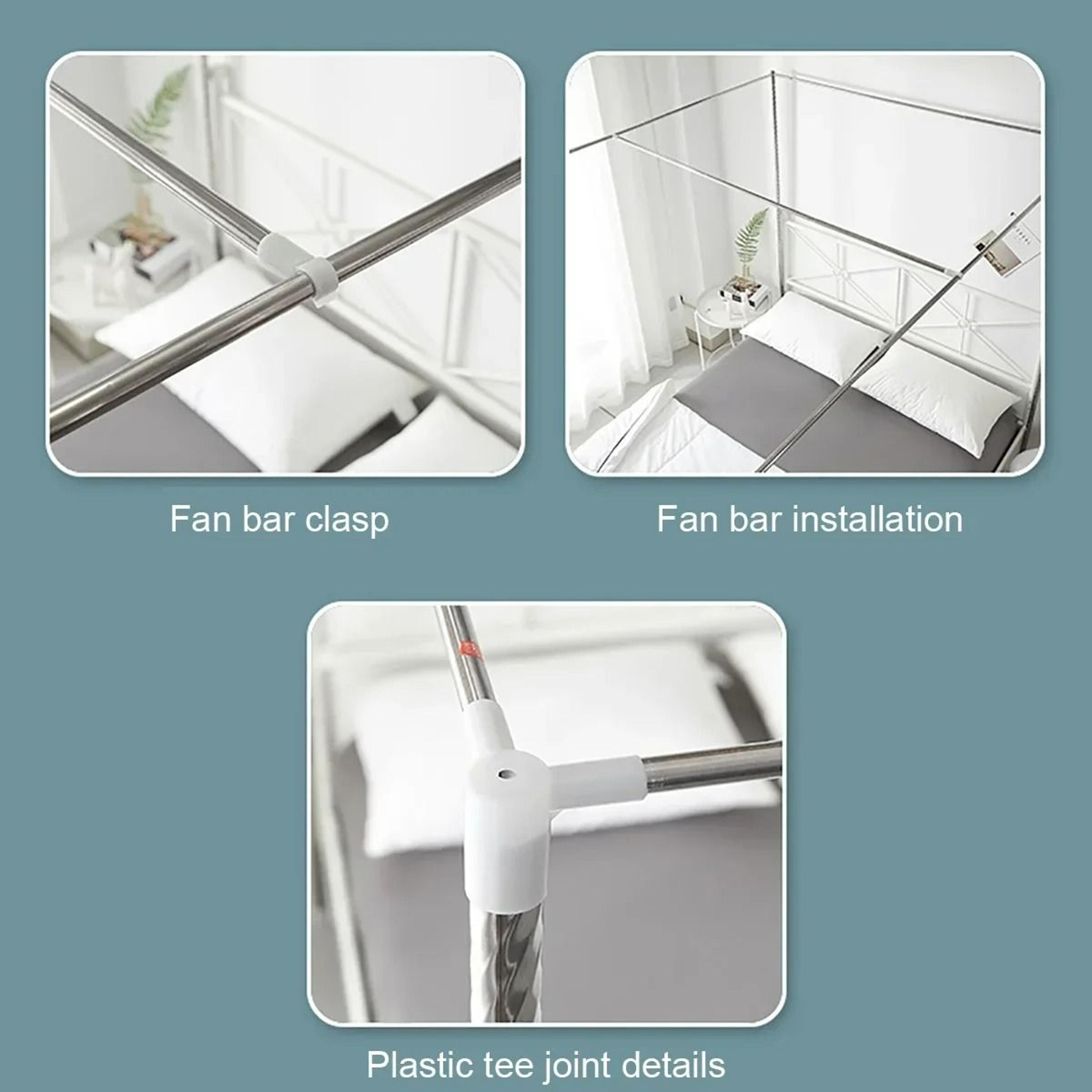 Stainless Steel Four Corner Bed Canopy Frame 3