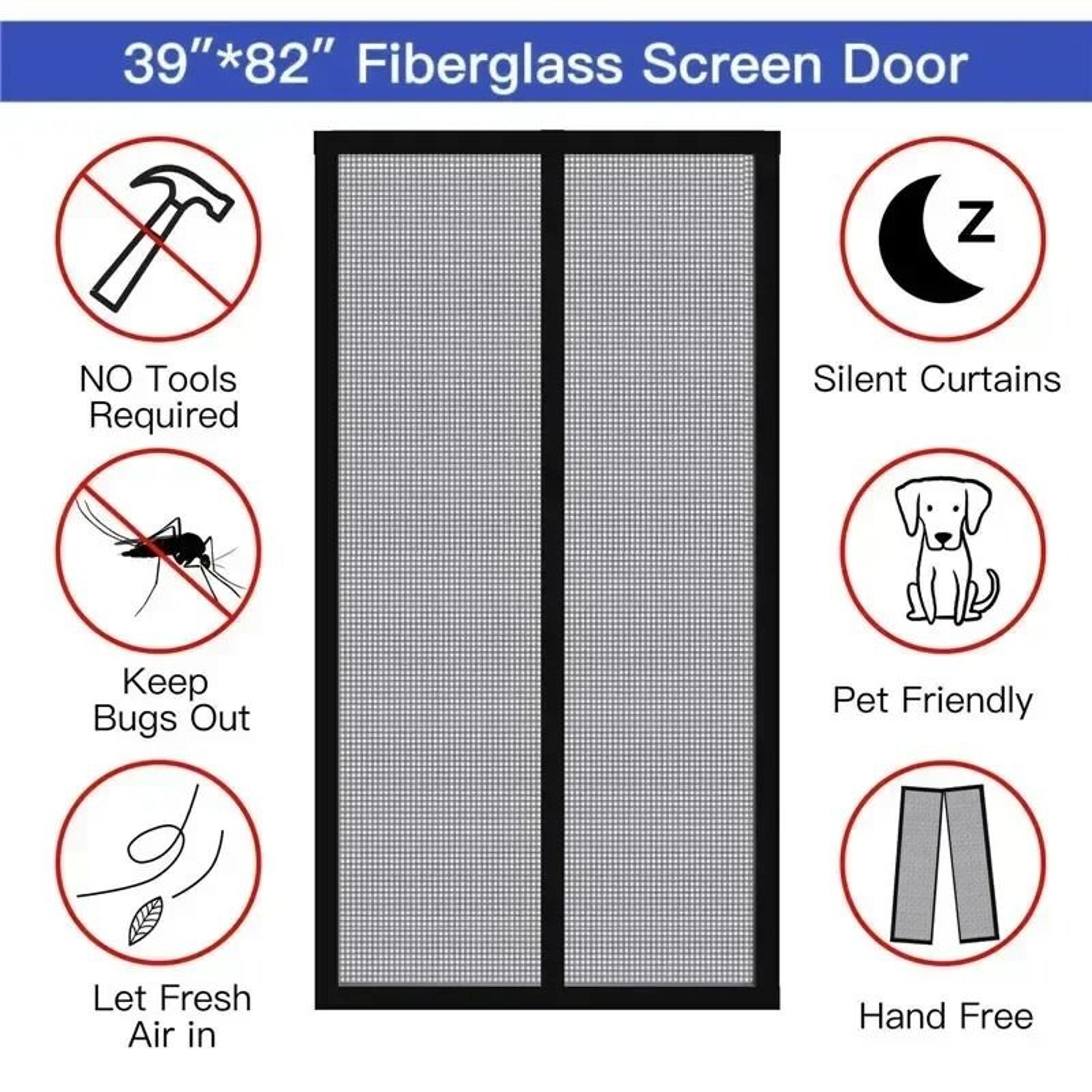 Multi Size Automatic Magnetic Mosquito Door Curtain 3
