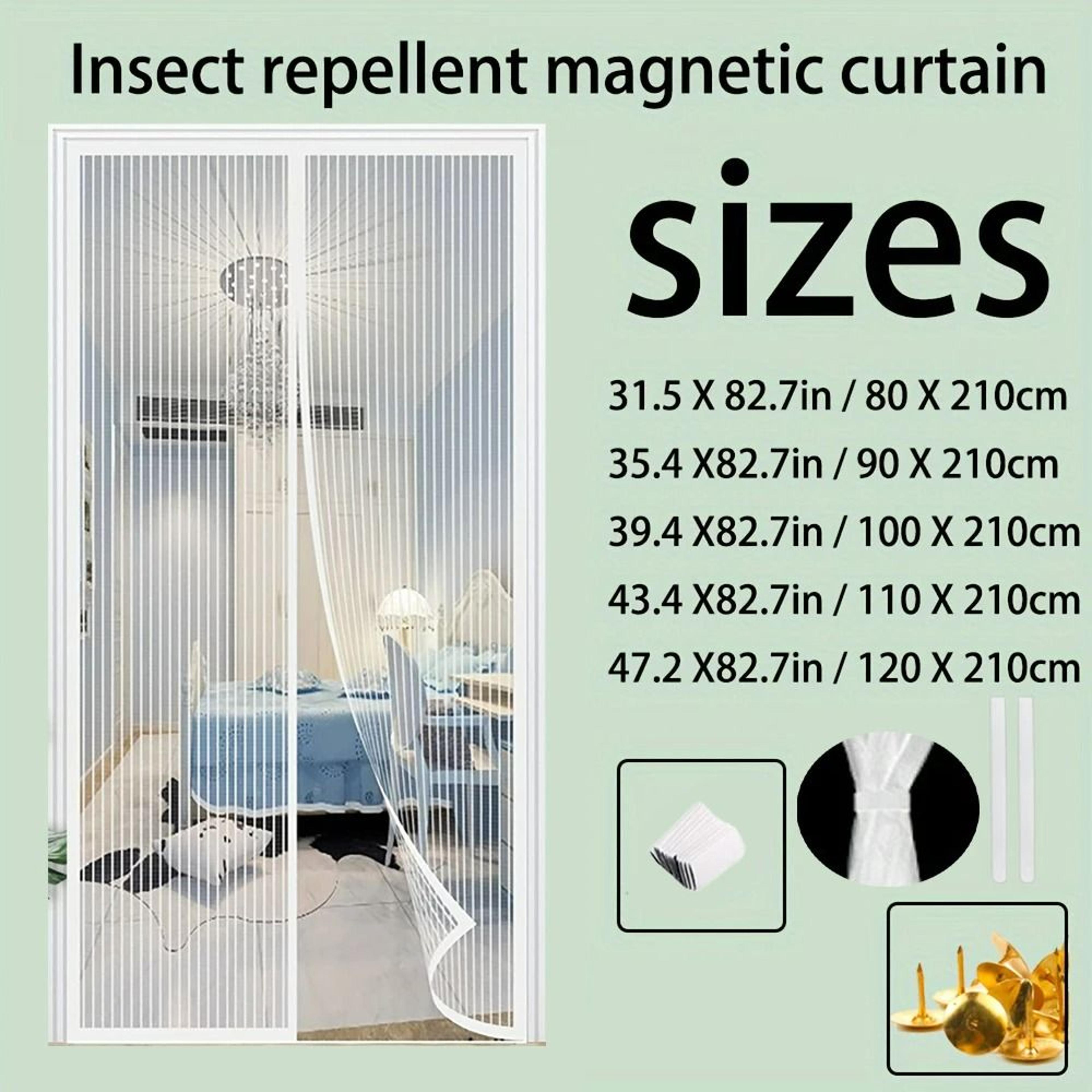 Elegant Embroidered Magnetic Mesh Door Curtain 6