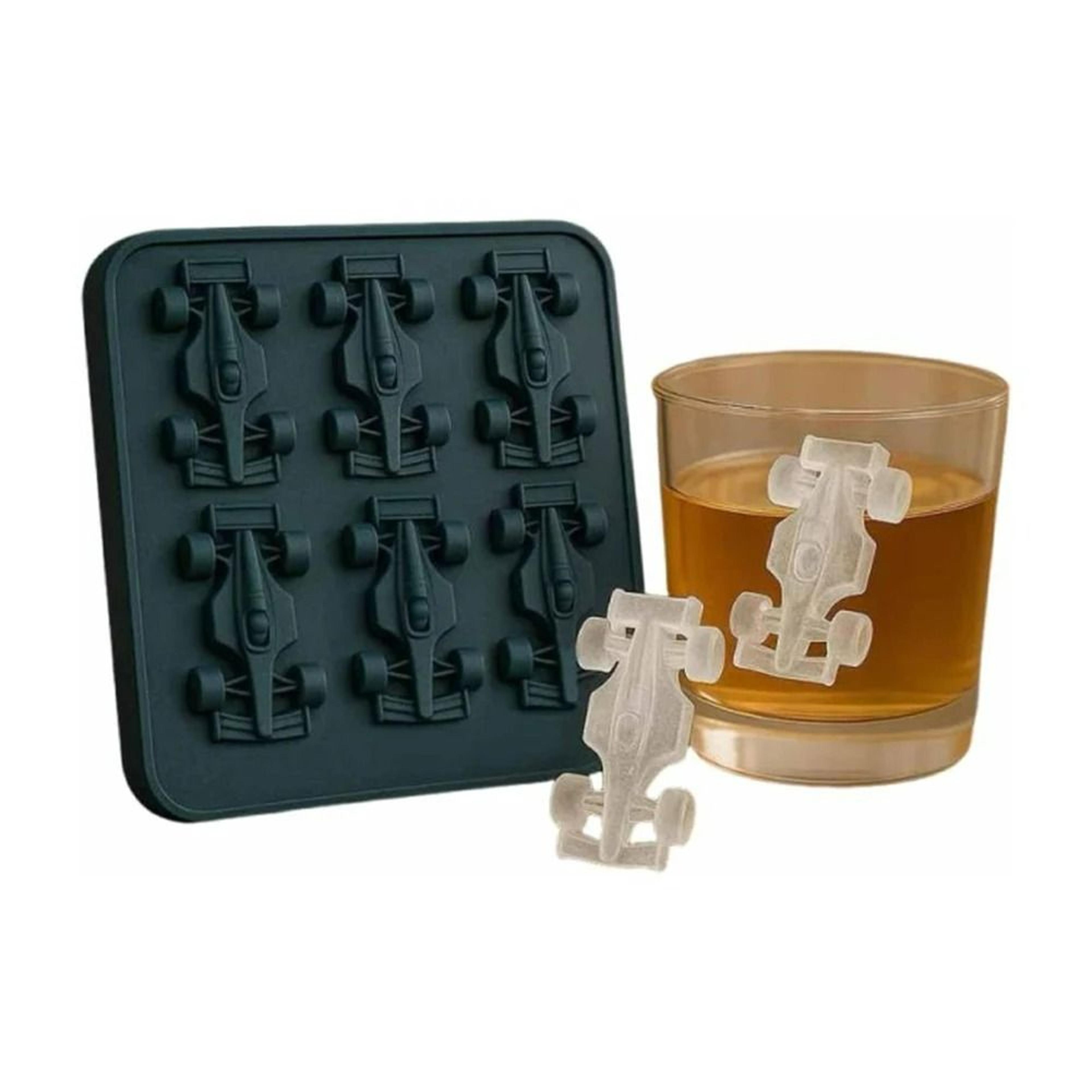 Six Cavity 3D Formula Racing Car Silicone Mold 3