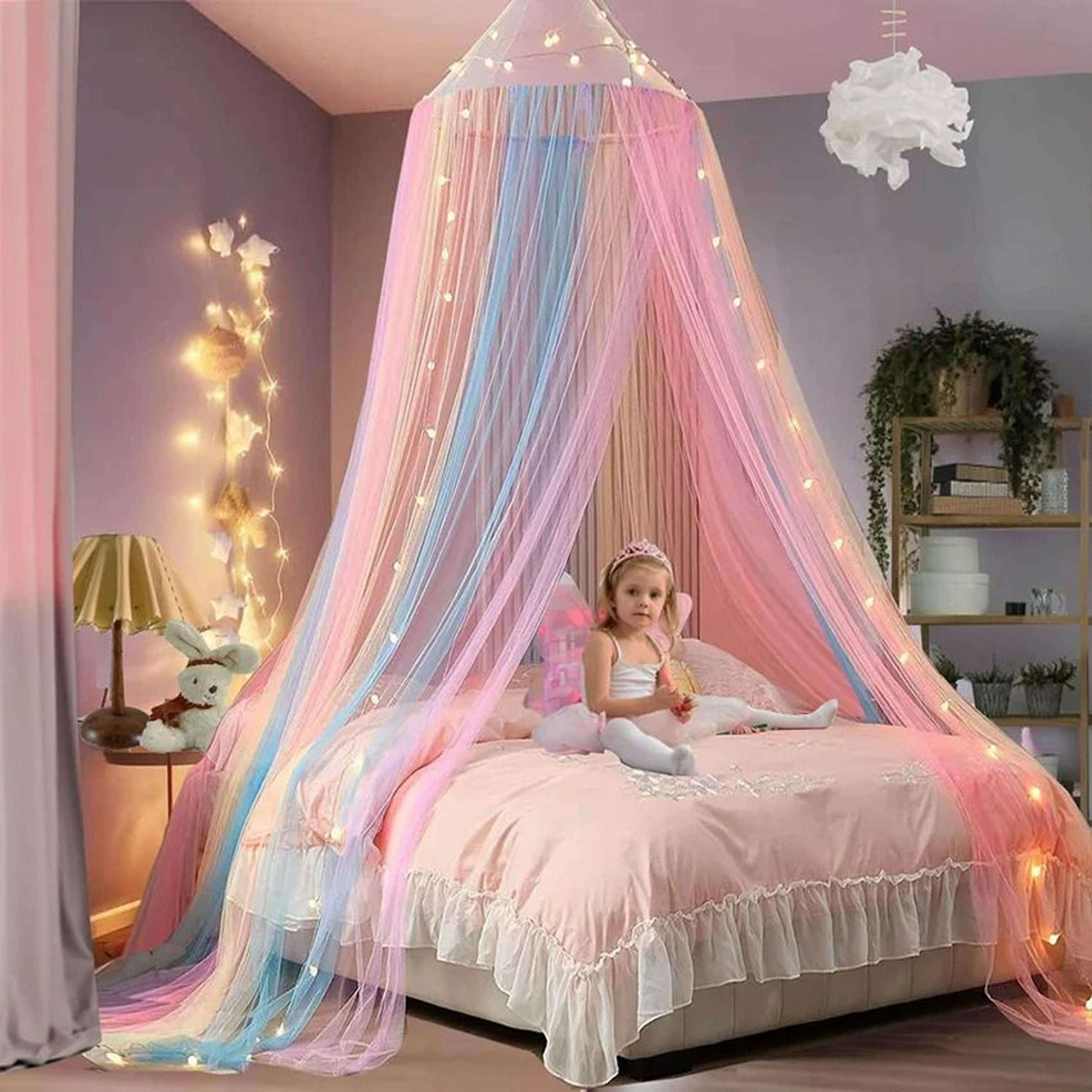 Colorful Dome Bed Canopy Mosquito Net 3