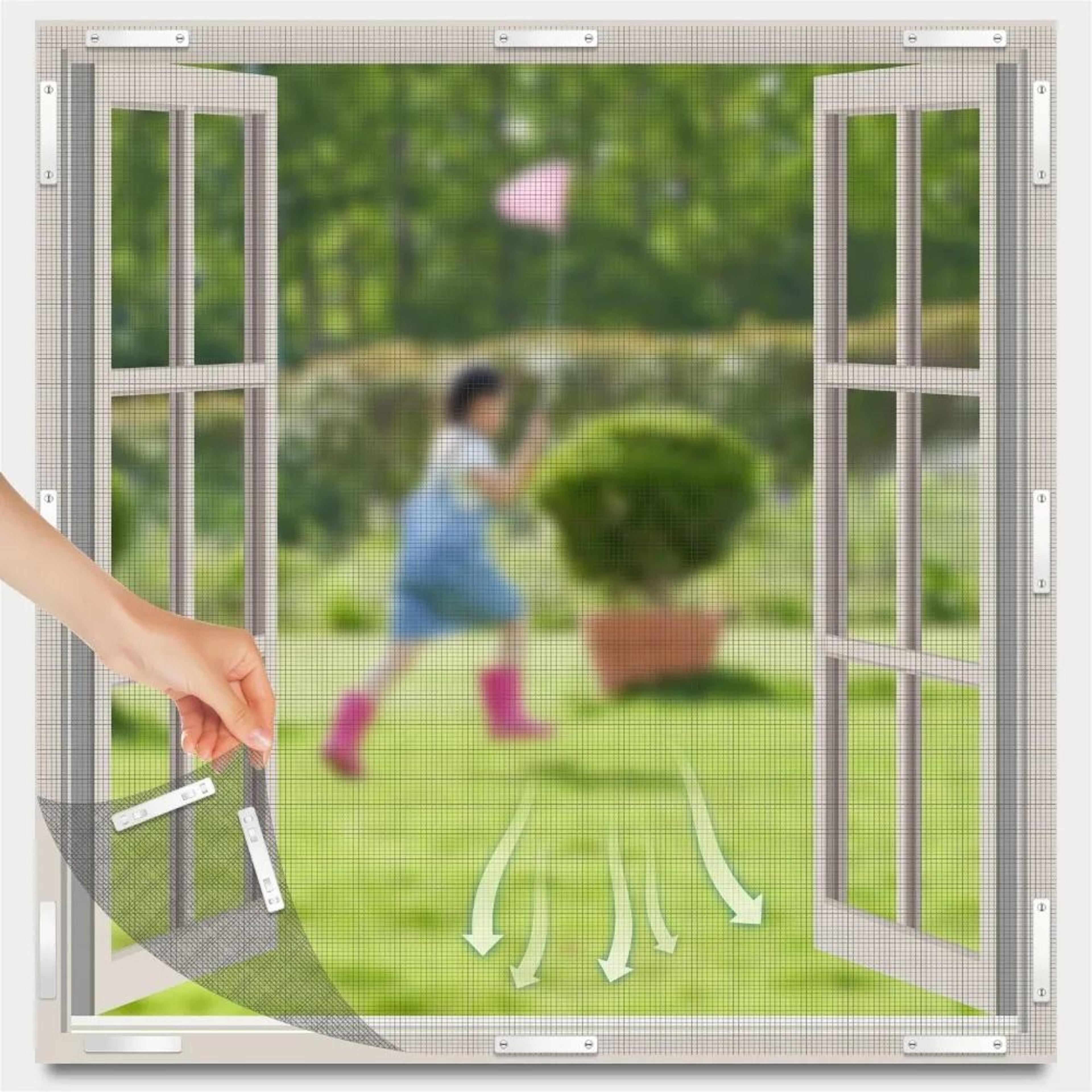 No Drill Magnetic Window Screen Fixing Clips 1