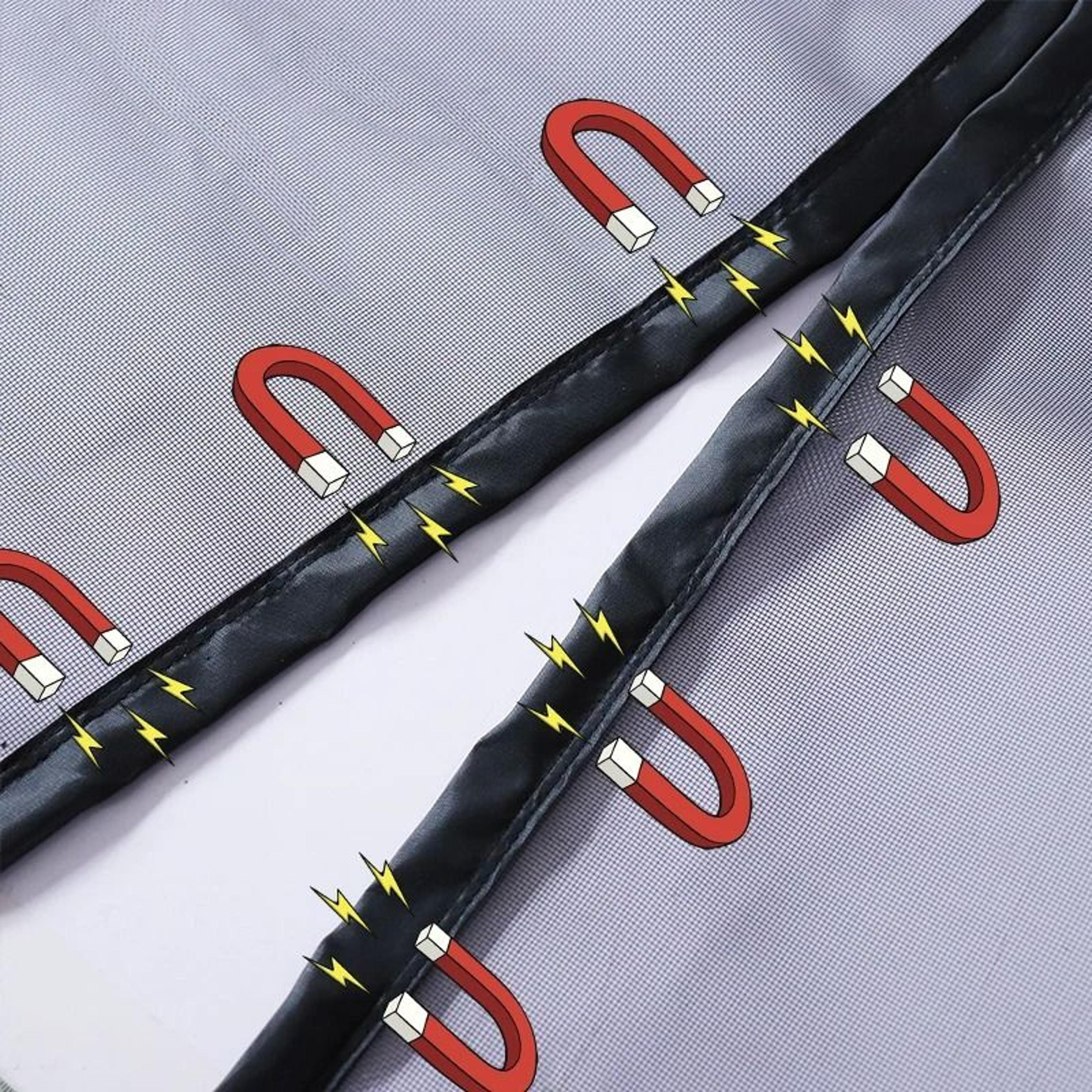 Automatic Closing Magnetic Mesh Door Screen 5