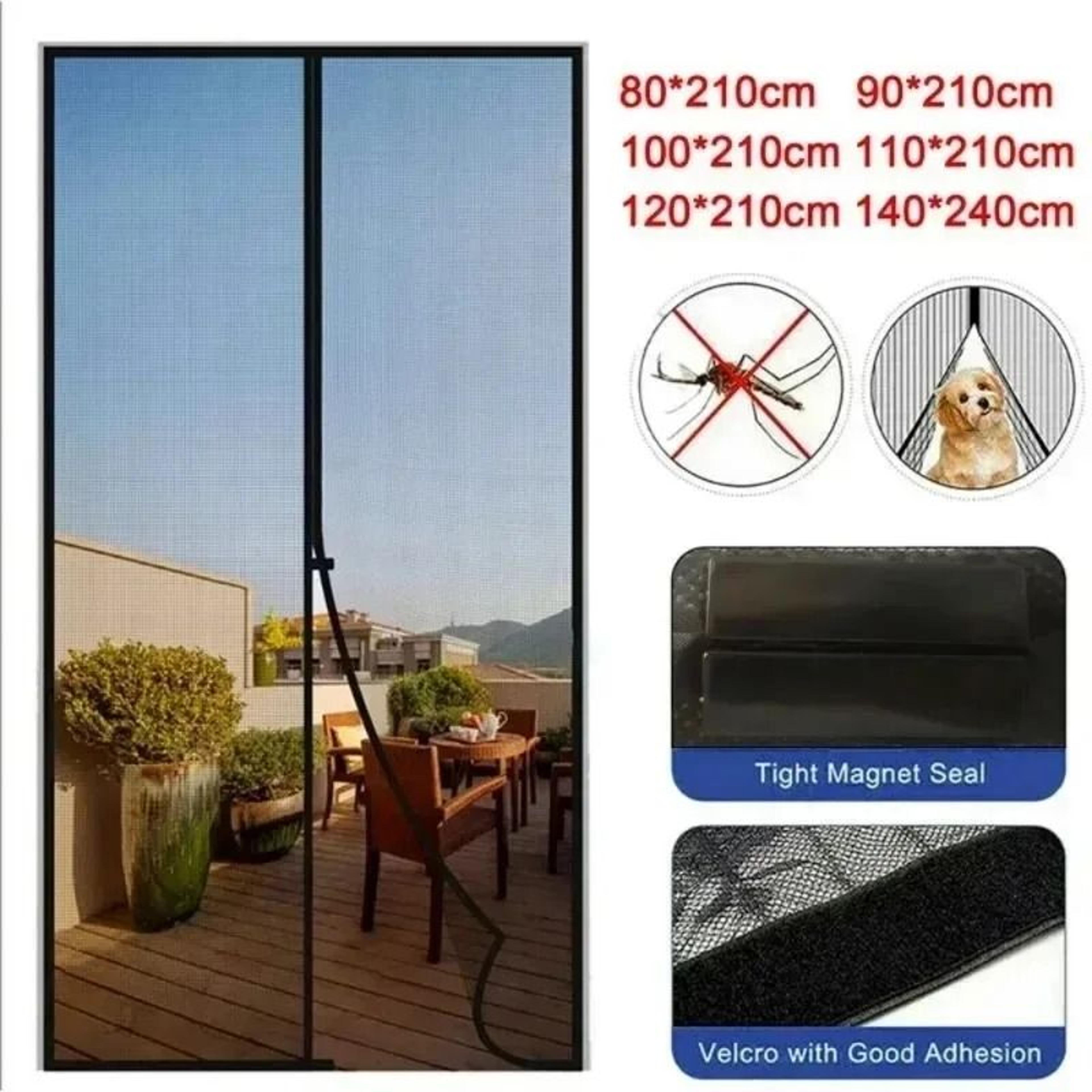 garden entrance automatic magnetic mesh door screen
