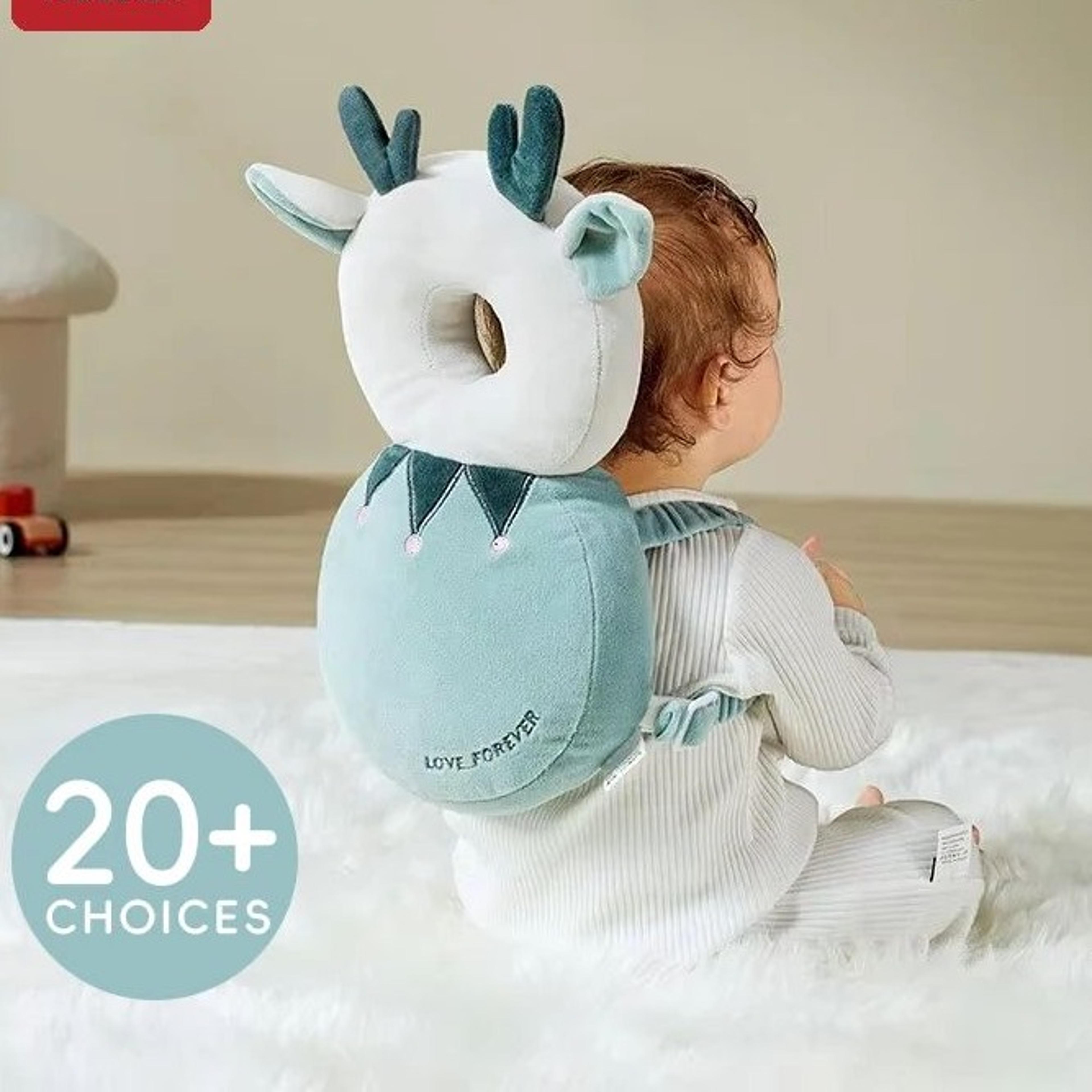 aibedila baby head protection pillow – soft headrest cushion for newborns & infants