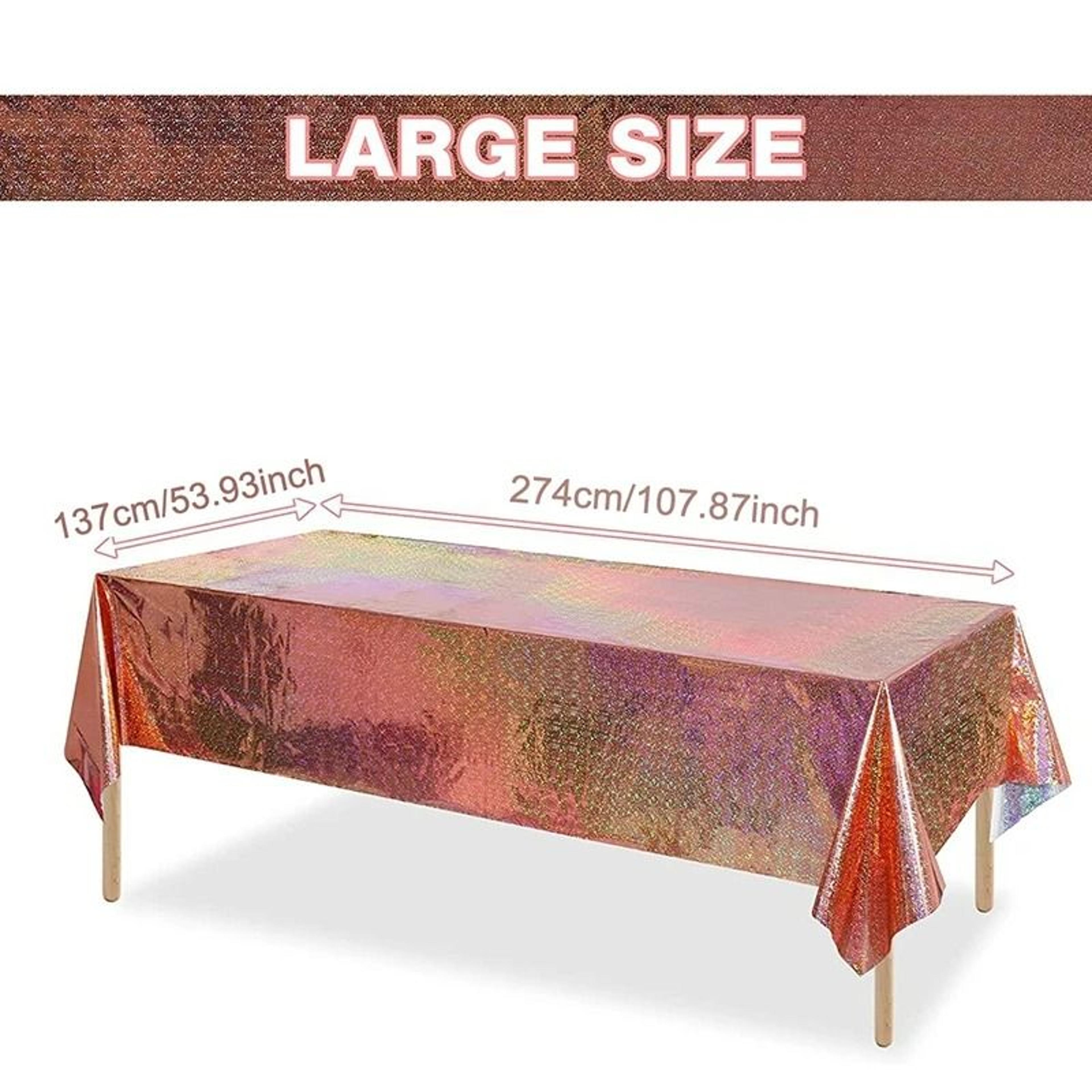 Glitter Foil Waterproof Party Tablecloth 13