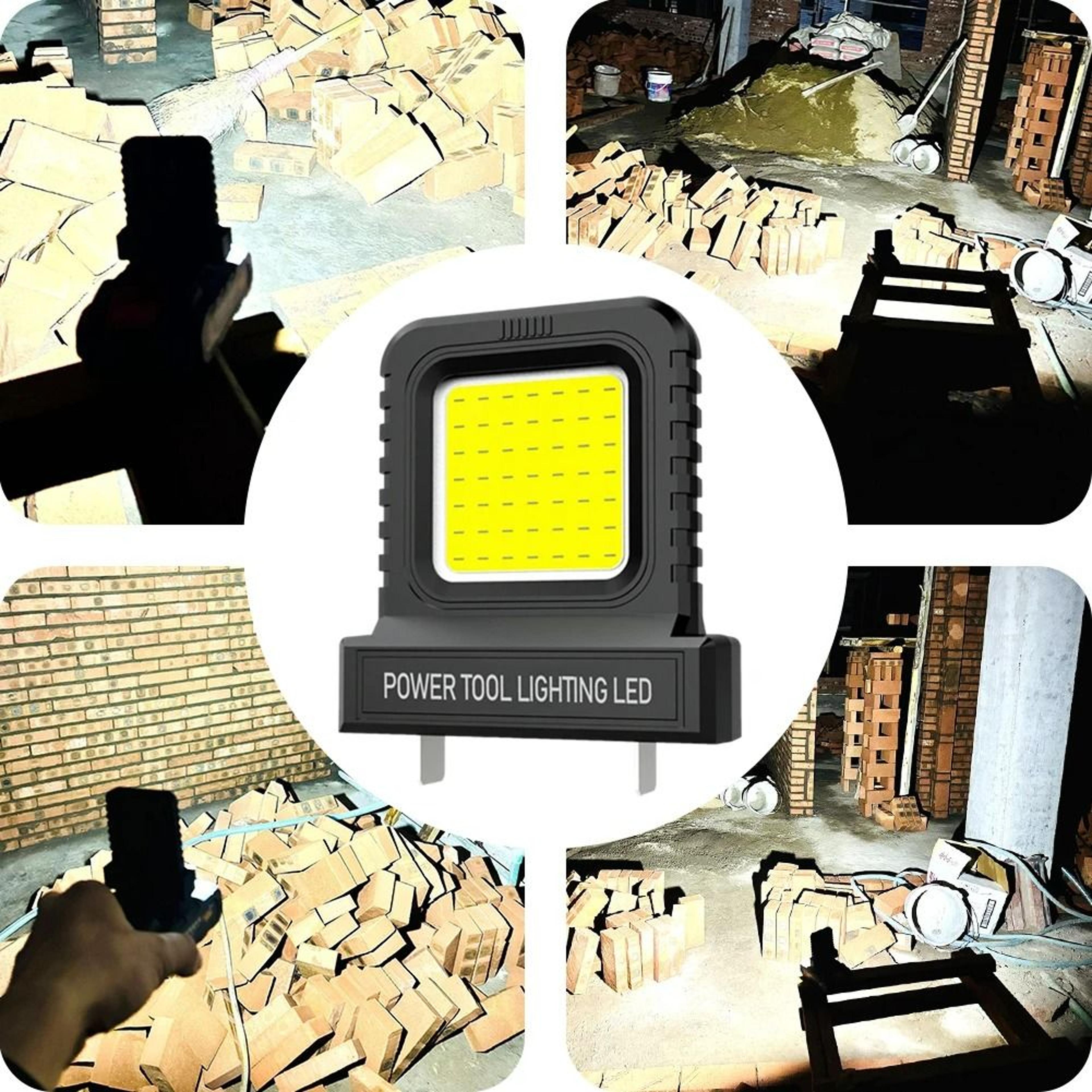 Portable LED Work Light For 20V And 21V Tool Batteries 1
