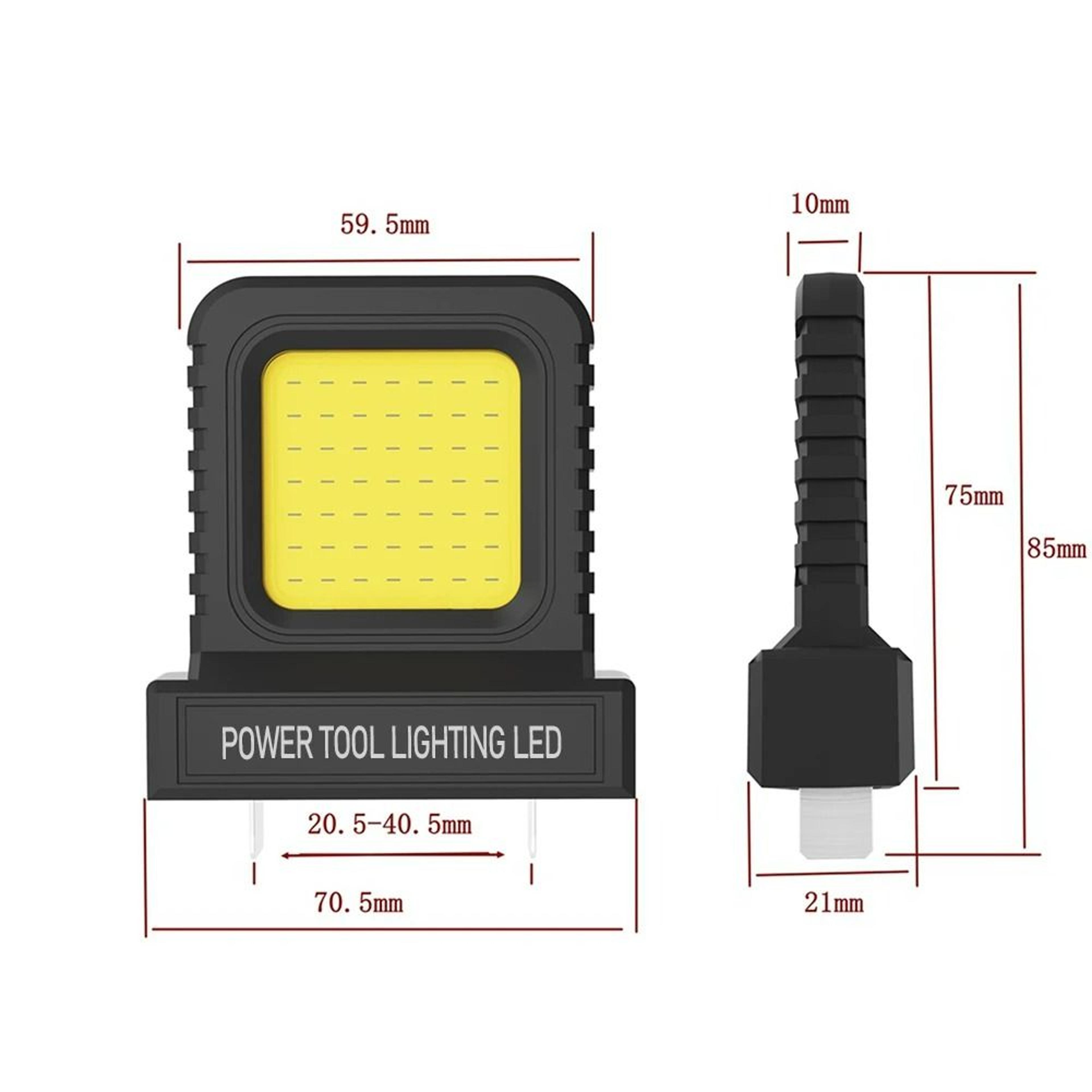 Portable LED Work Light For 20V And 21V Tool Batteries 5