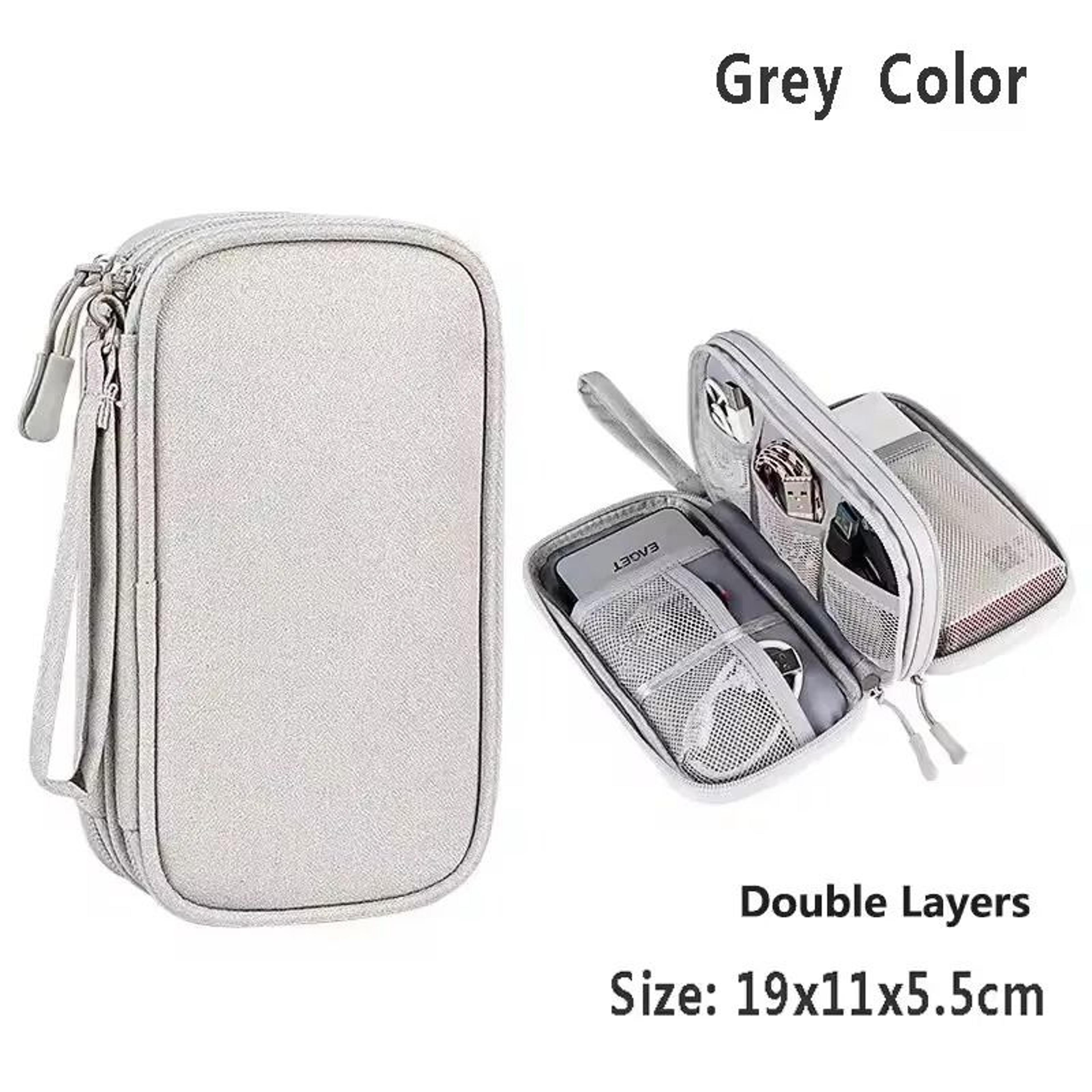 Double Layer Waterproof Travel Cable Organizer Bag 8