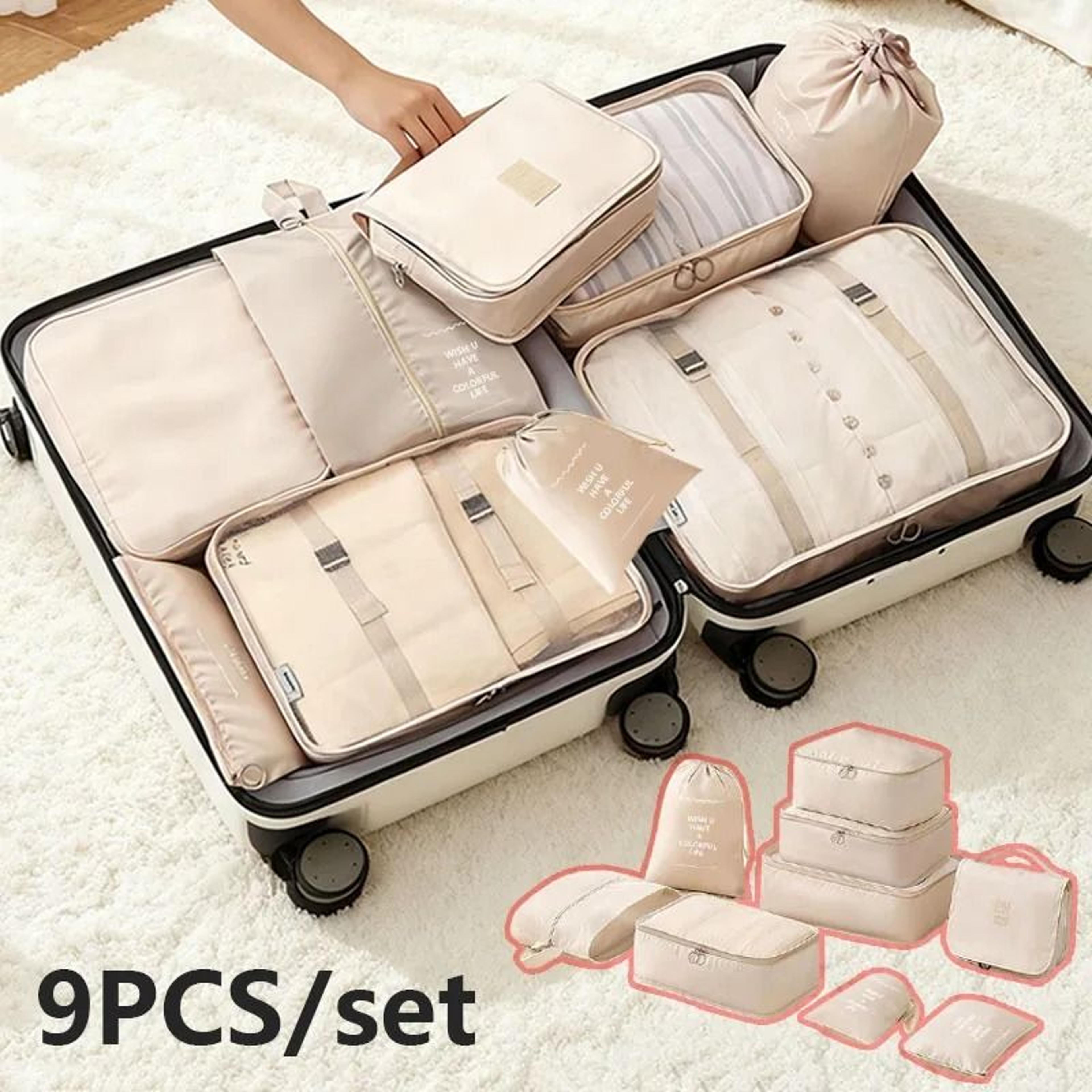 Foldable Hanging Travel Clothes Organizer Bag Set 0
