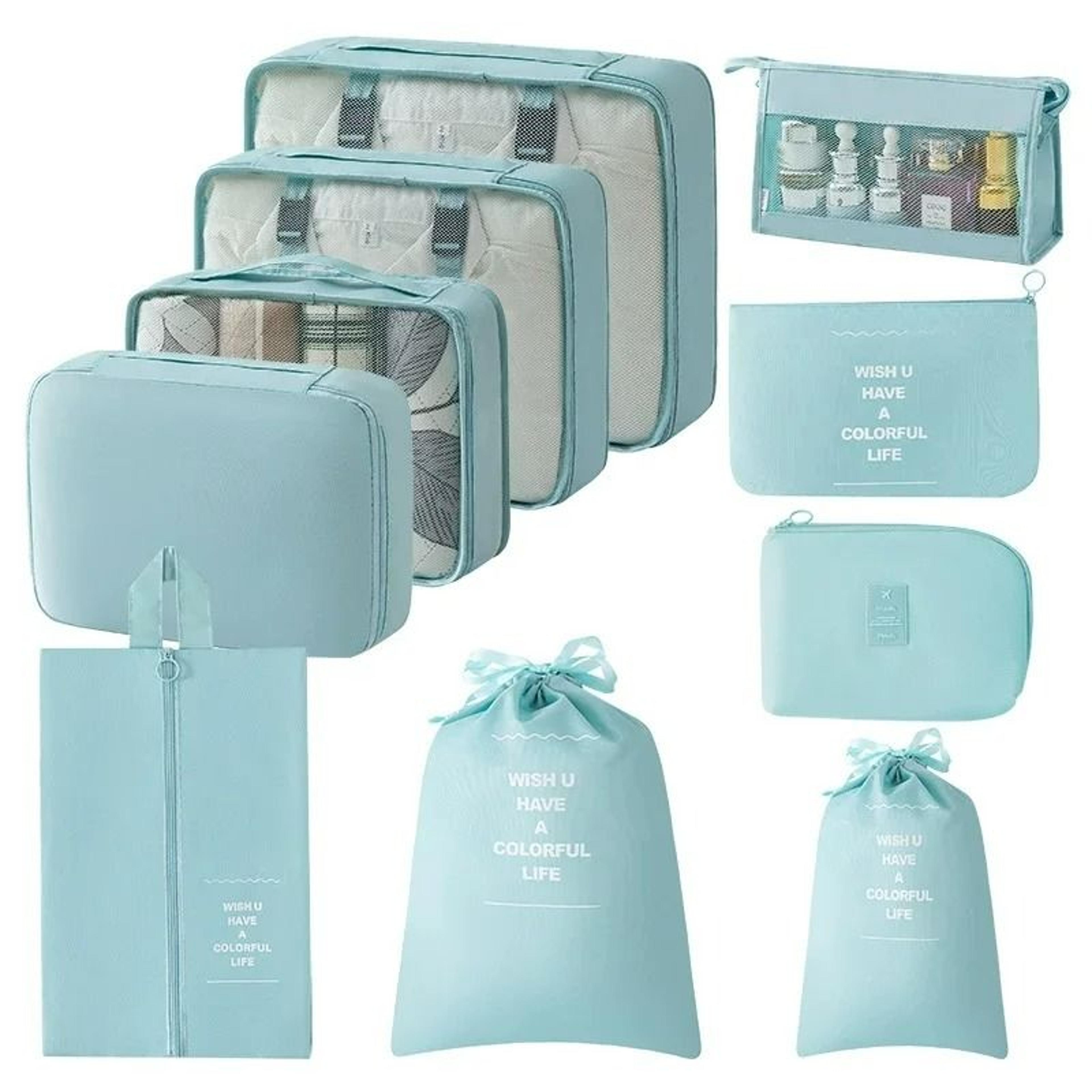 10 Piece Travel Packing Cube Organizer Set 19