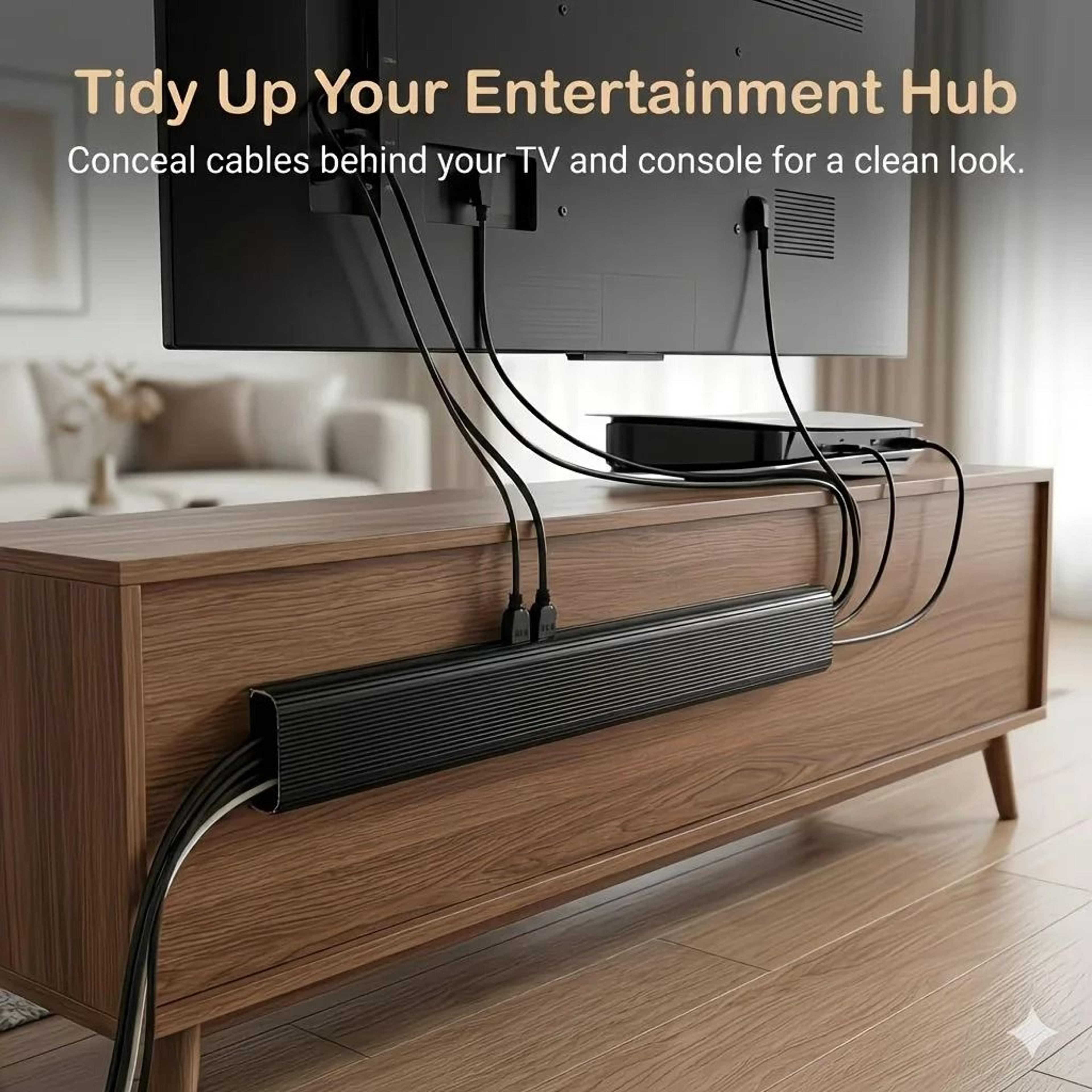 Drill Free Under Desk Cable Management Tray 0