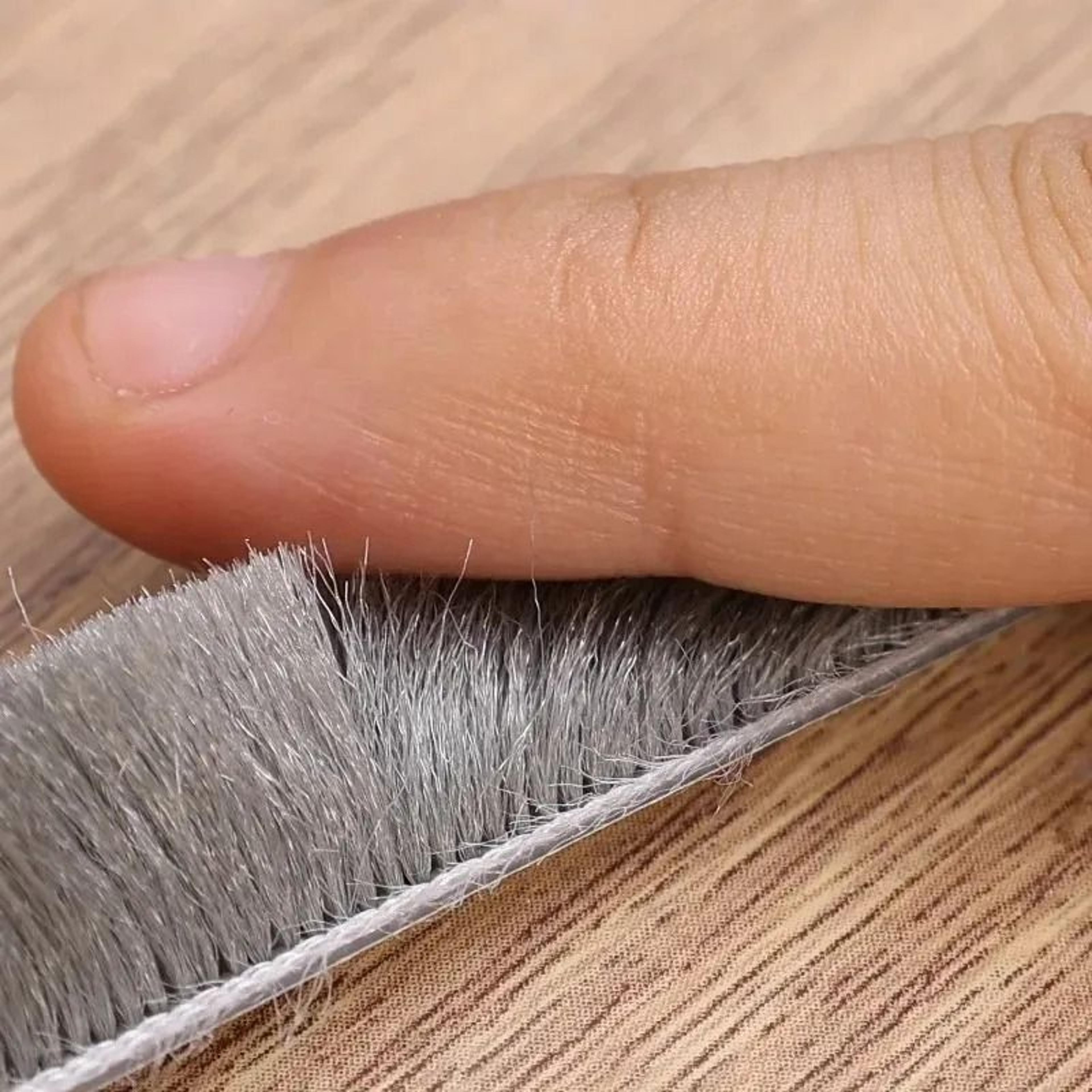 Rubber Door Sweep With Brush Draft Seal 2