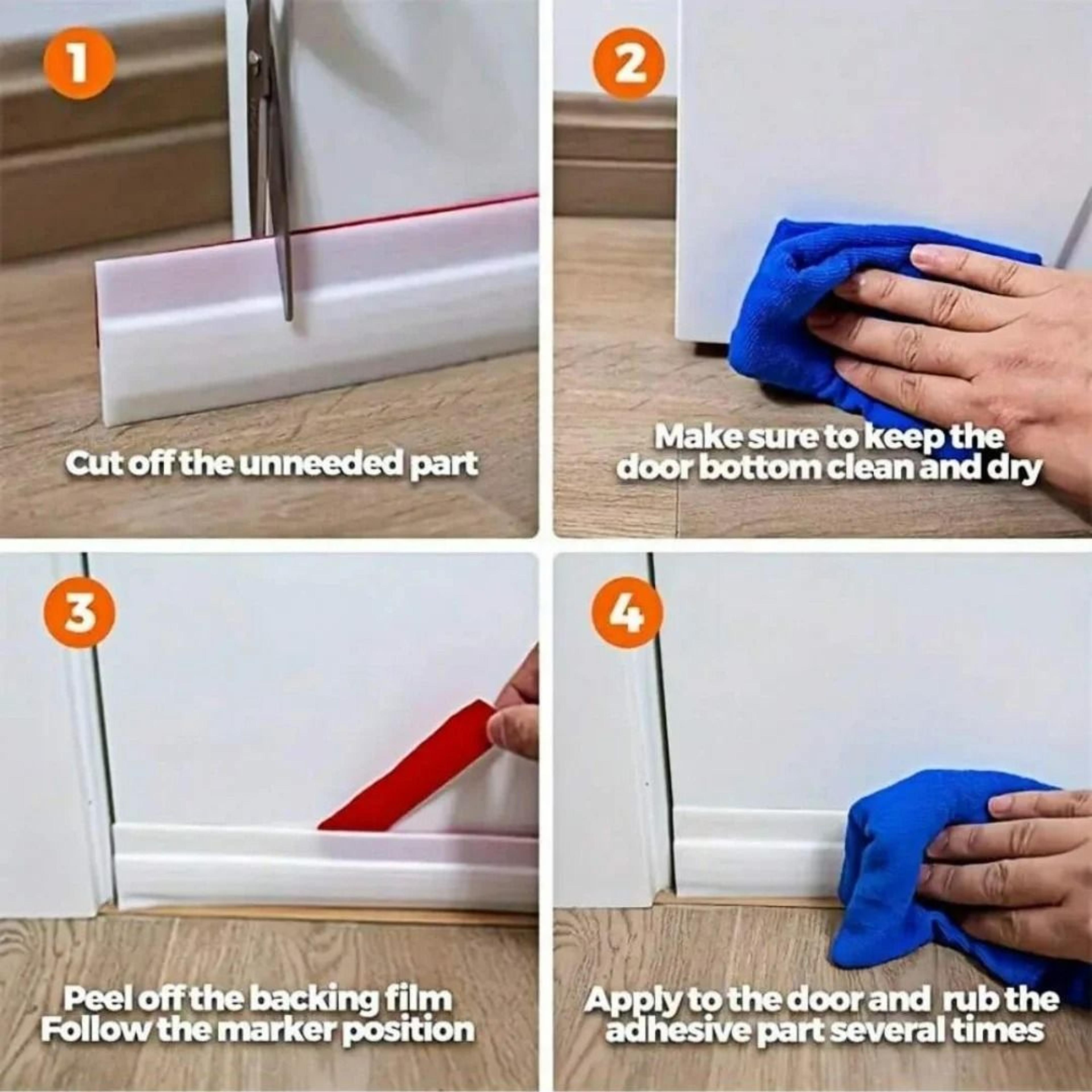 Under Door Weather Seal And Cold Draft Blocker 6