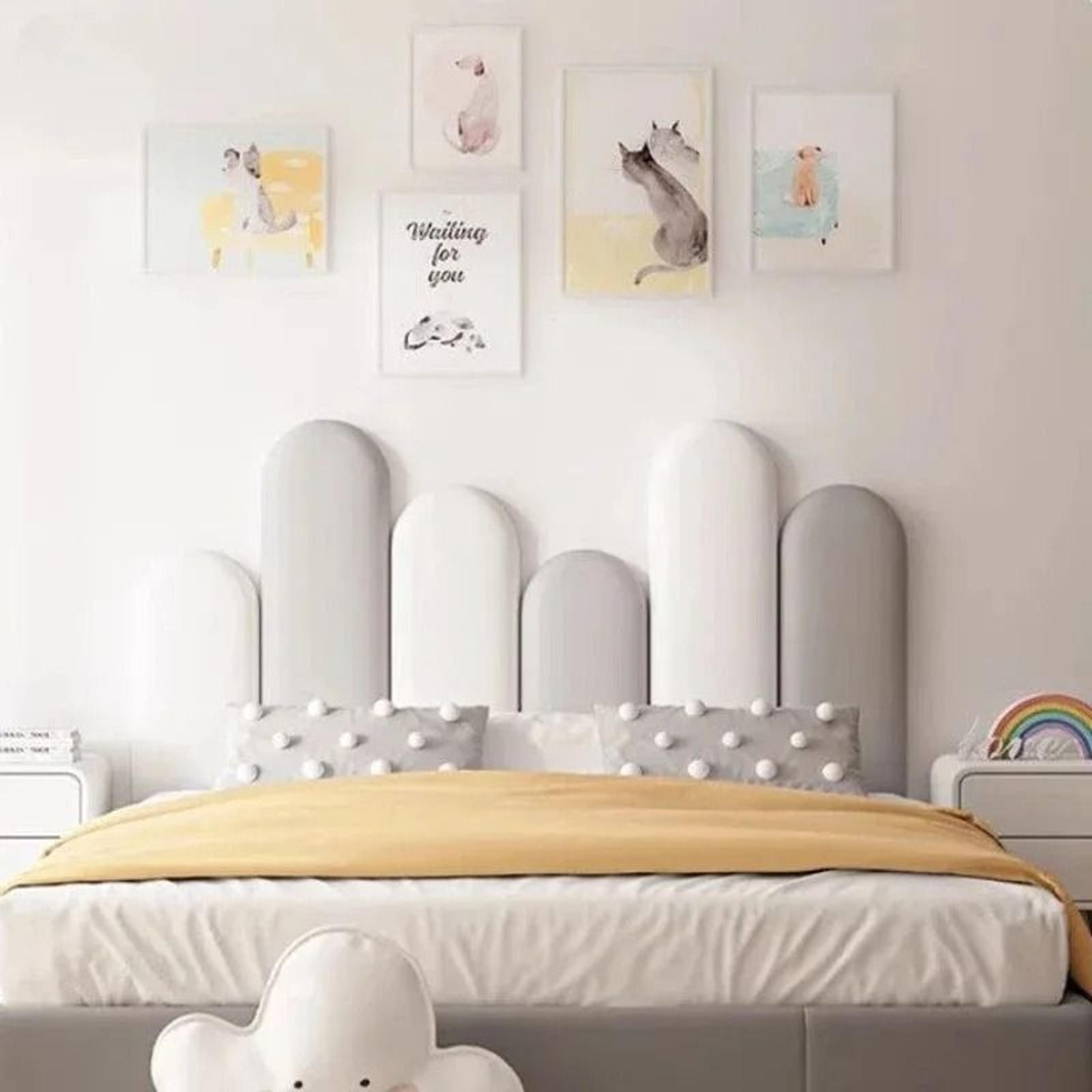 Nordic Style Cushioned Headboard Wall Panel 5