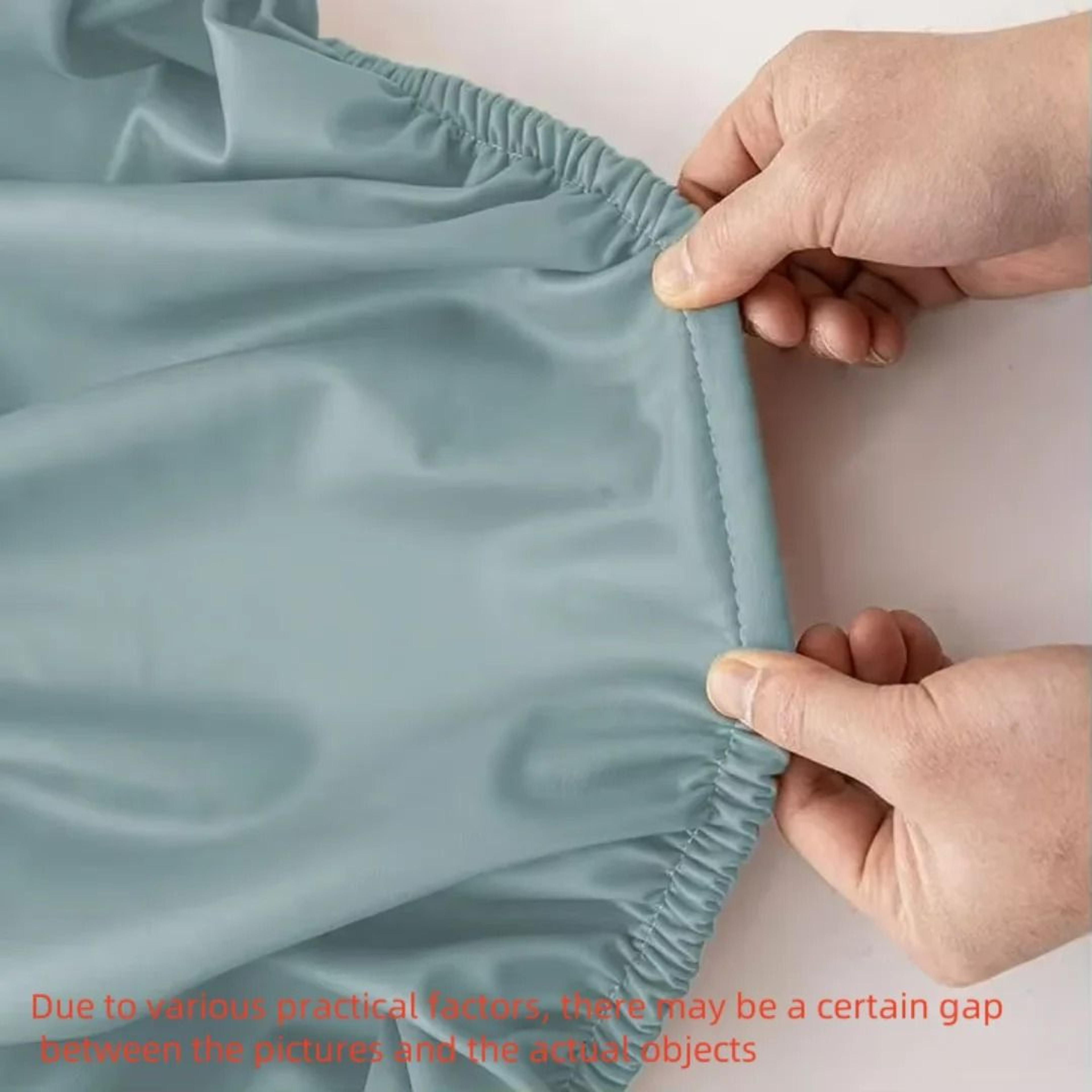 Waterproof Elastic Leather Table Cover Protector 6