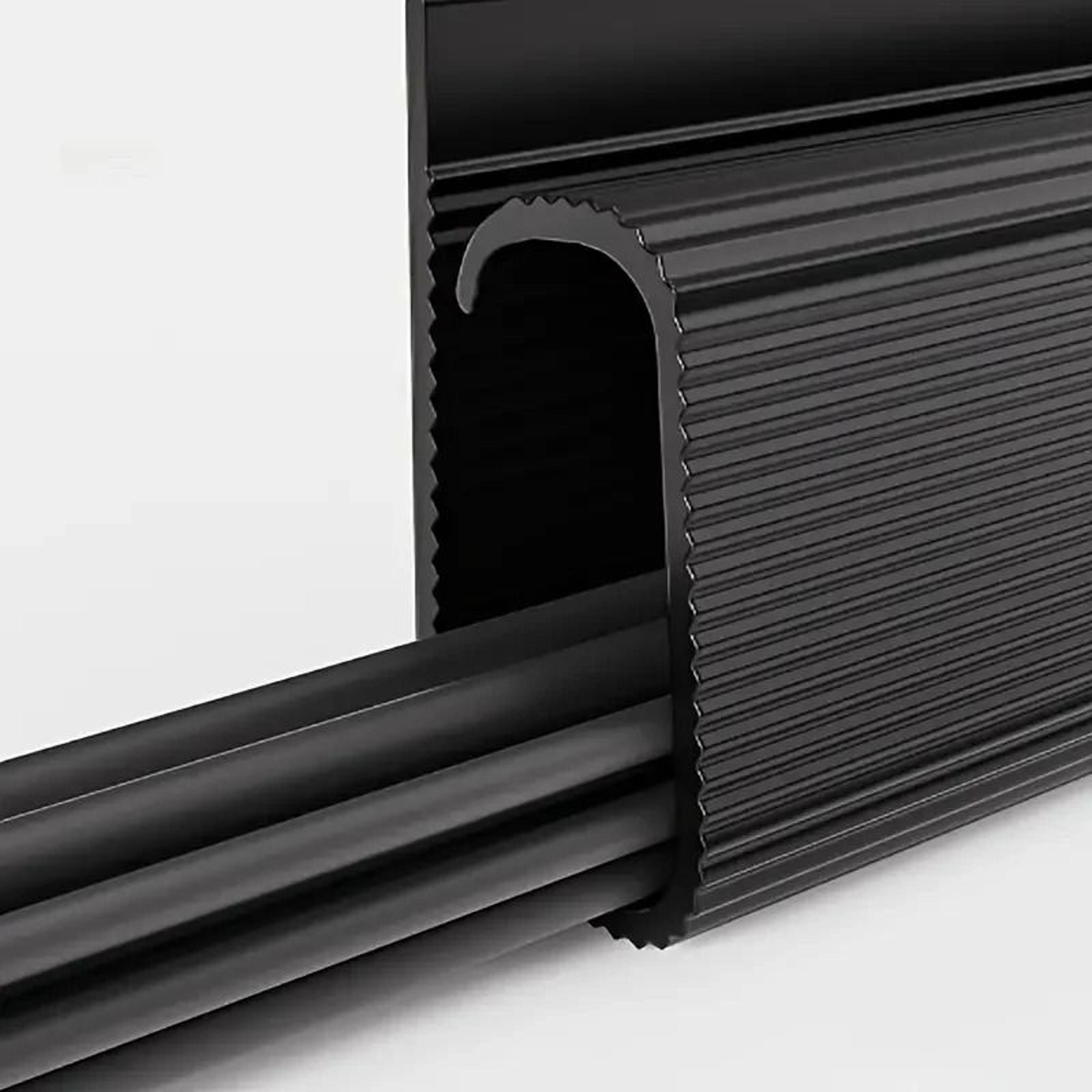 2 Piece Under Desk PVC Cable Organizer Trays 5
