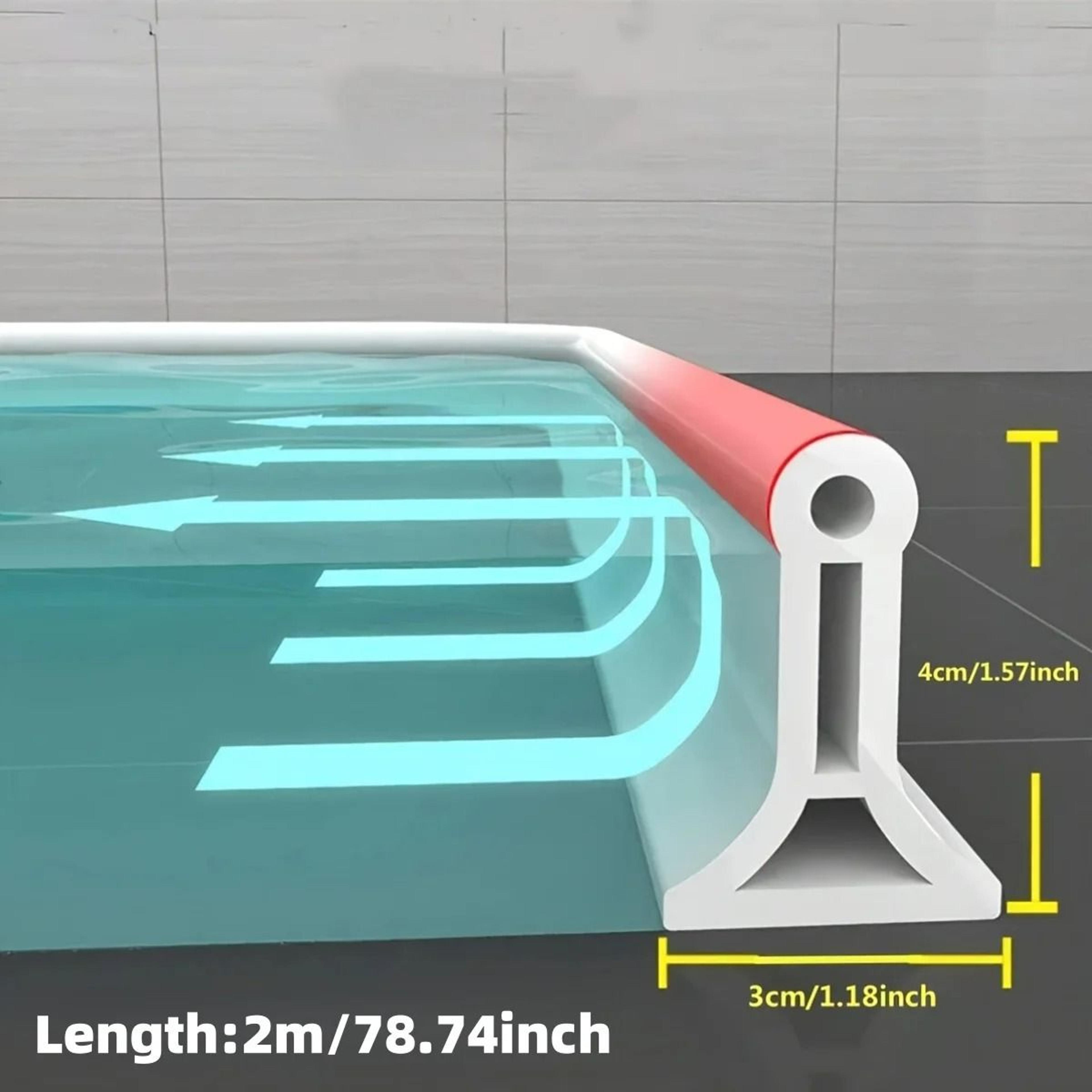 Flexible Bathroom Water Containment Threshold 2