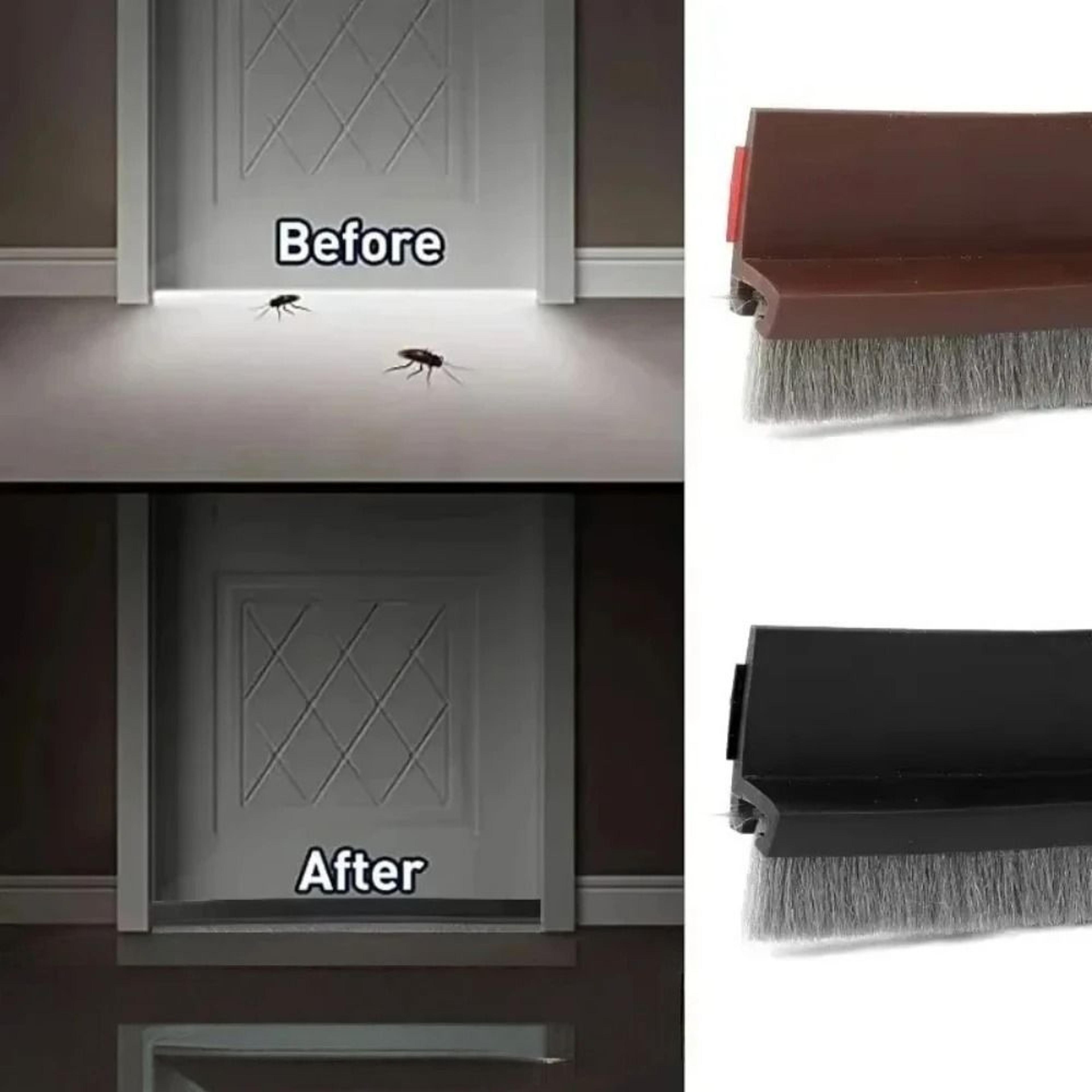 Self Adhesive Door Draft Stopper Brush Seal 5