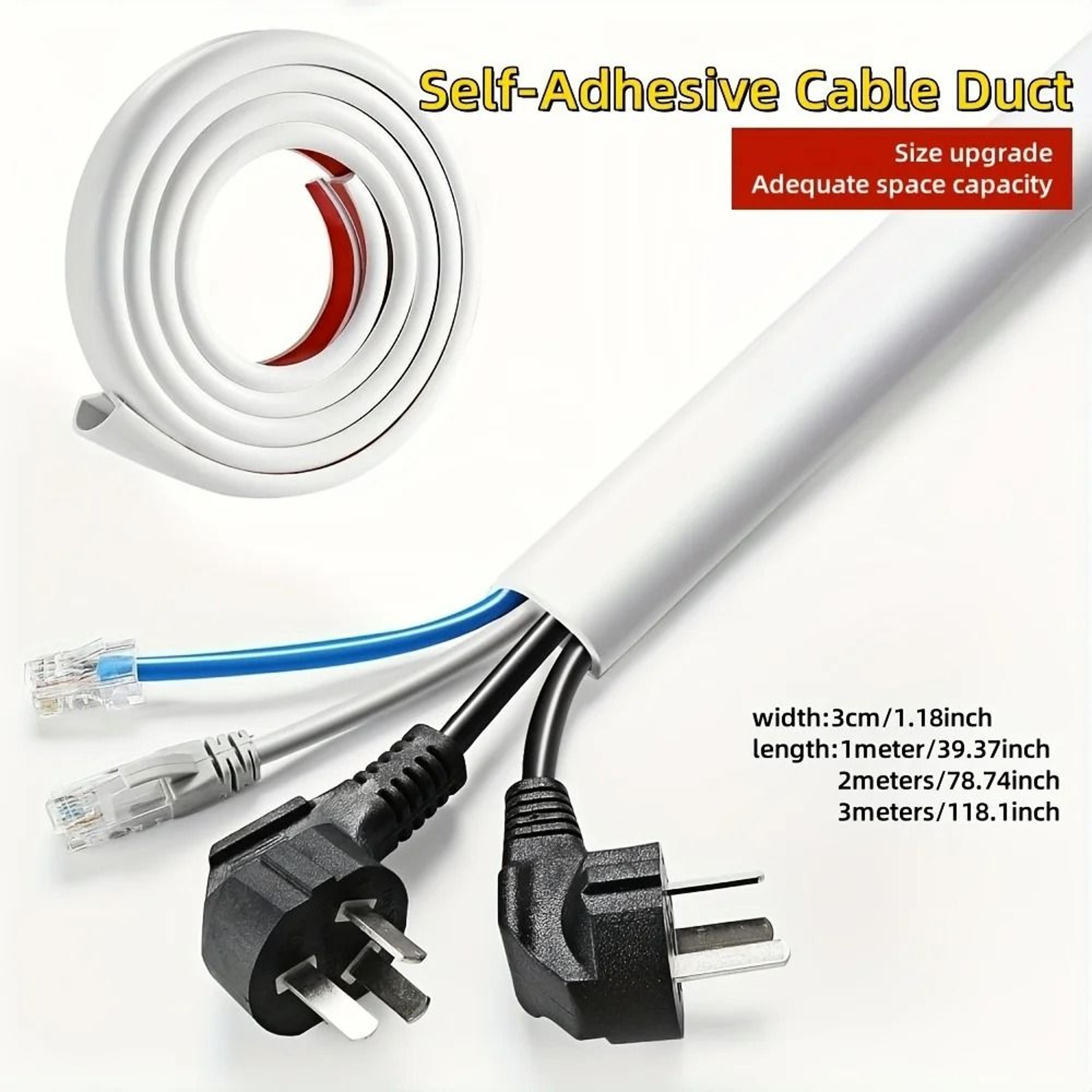 Arc Style Self Adhesive Floor Cord Cover 0