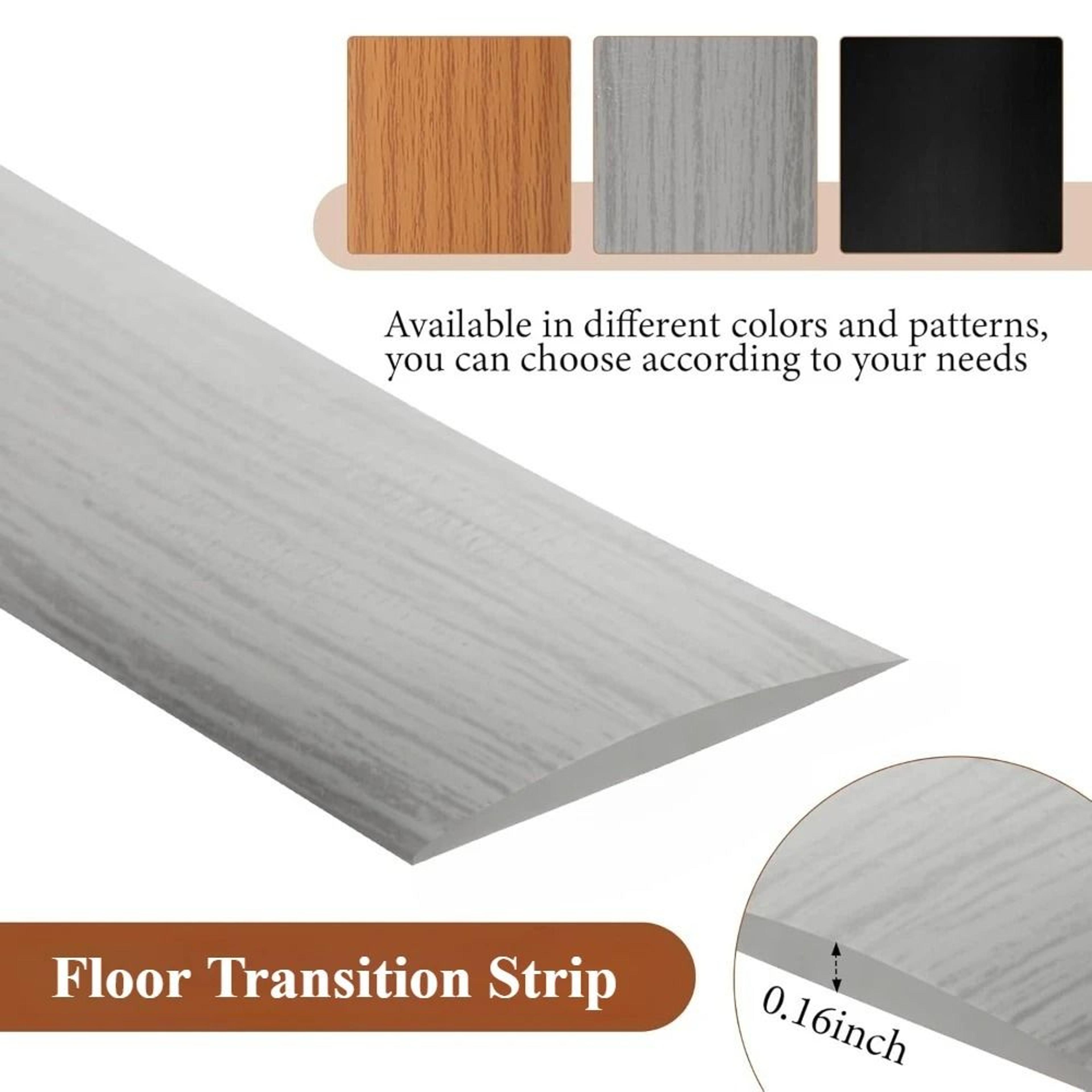 wood grain self adhesive floor divider strip