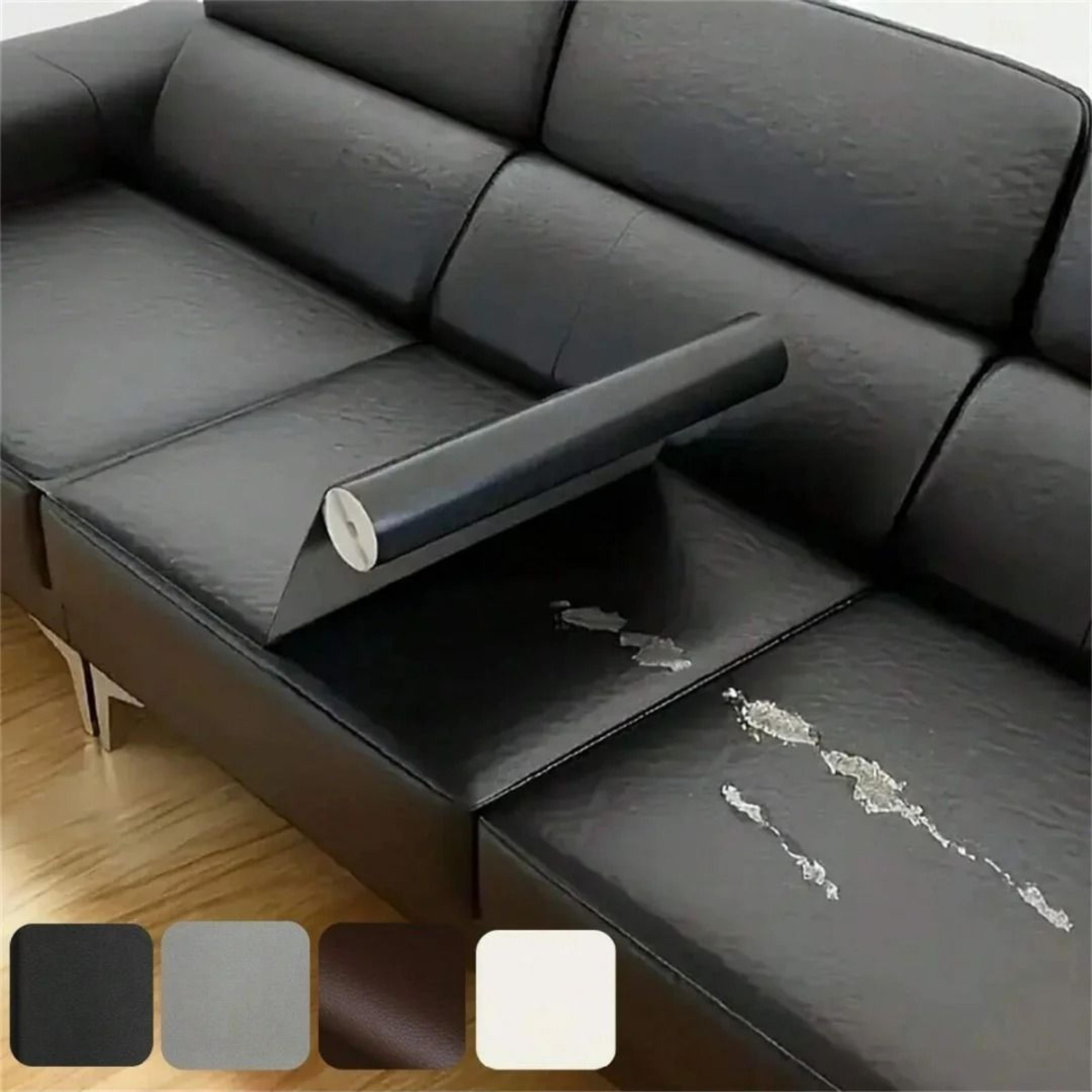 self adhesive faux leather repair film