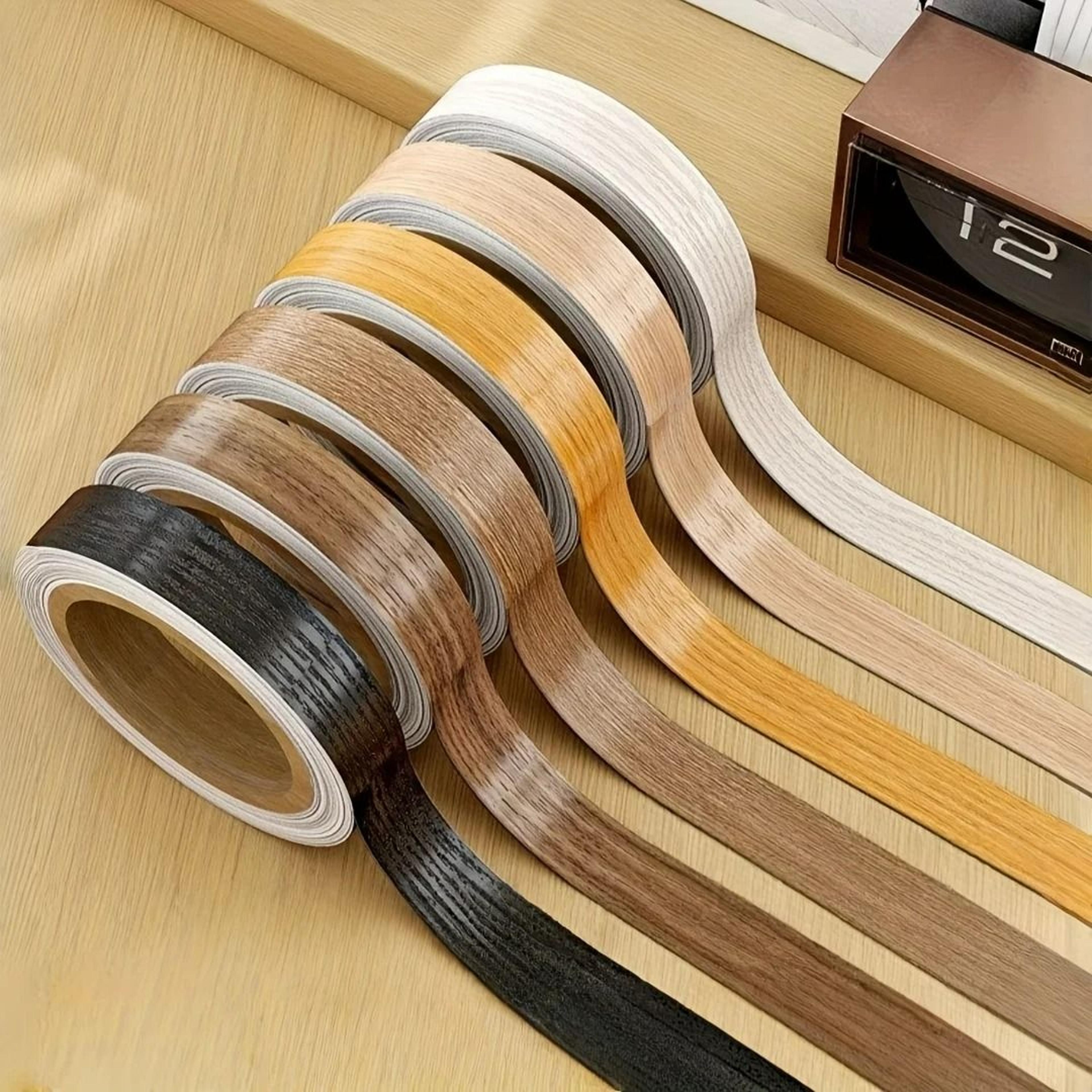 wood look adhesive wall and furniture trim