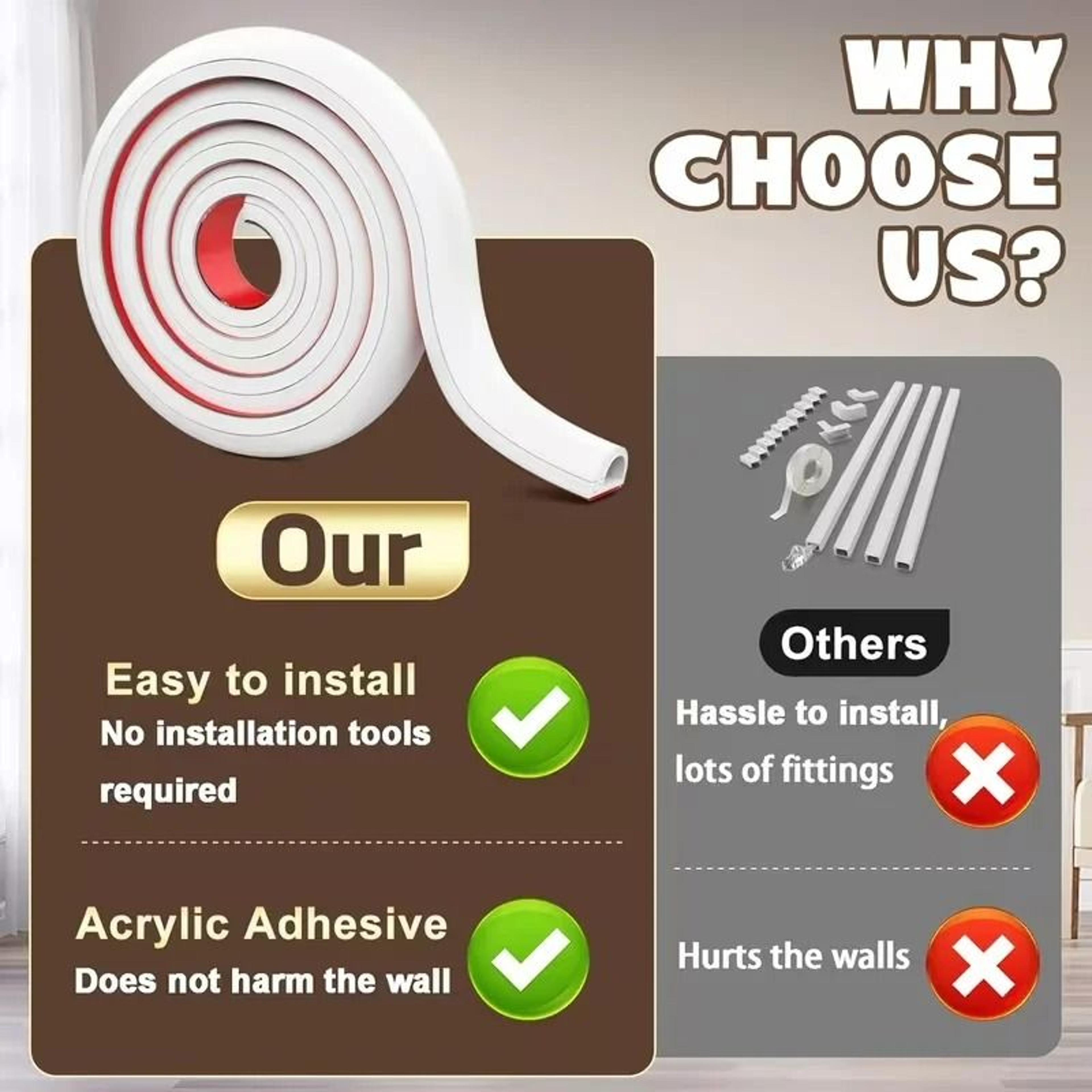 Low Profile Adhesive Cable Raceway Channel 5