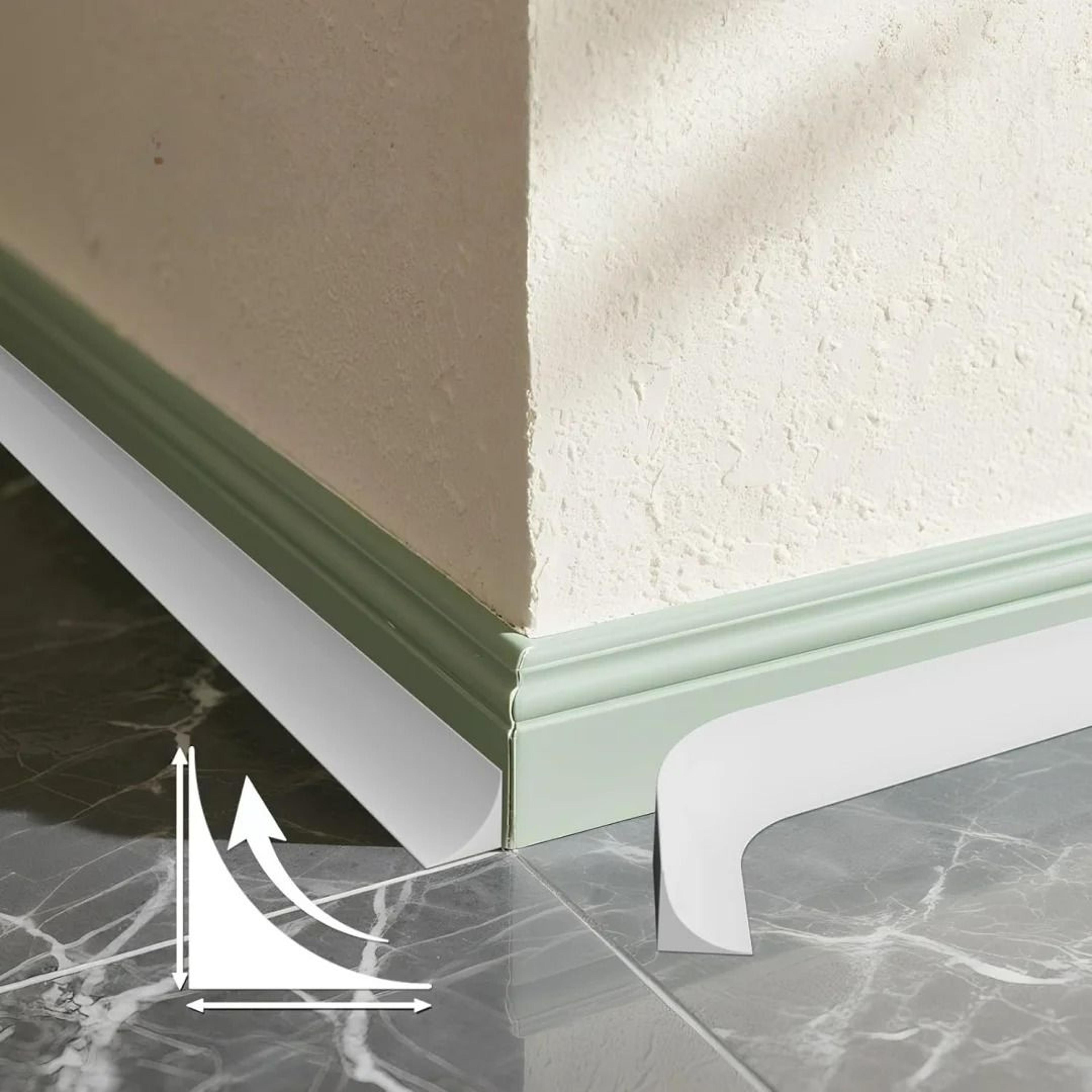 flexible silicone corner molding and caulk strip