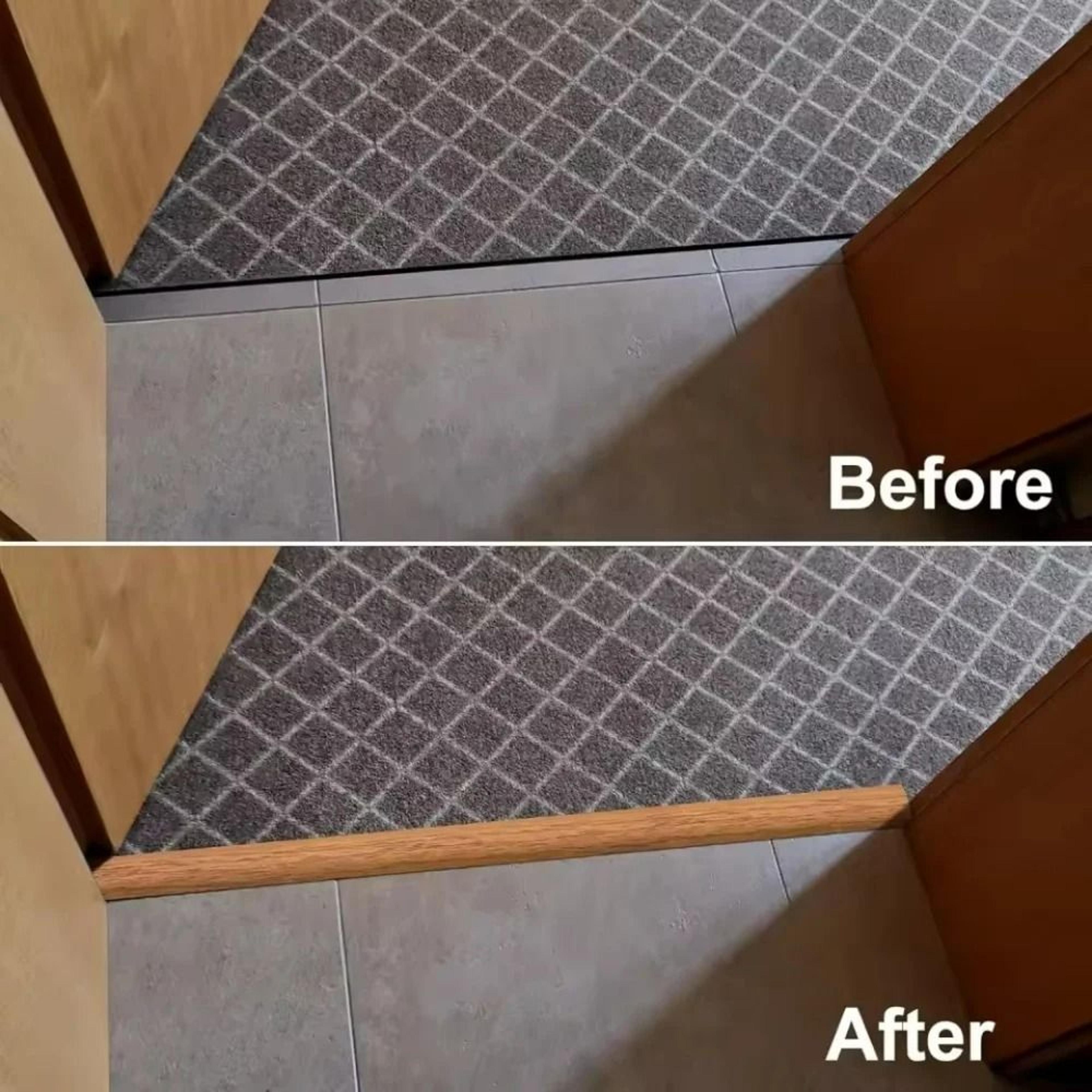 Flexible PVC Floor Transition And Threshold Ramp 6