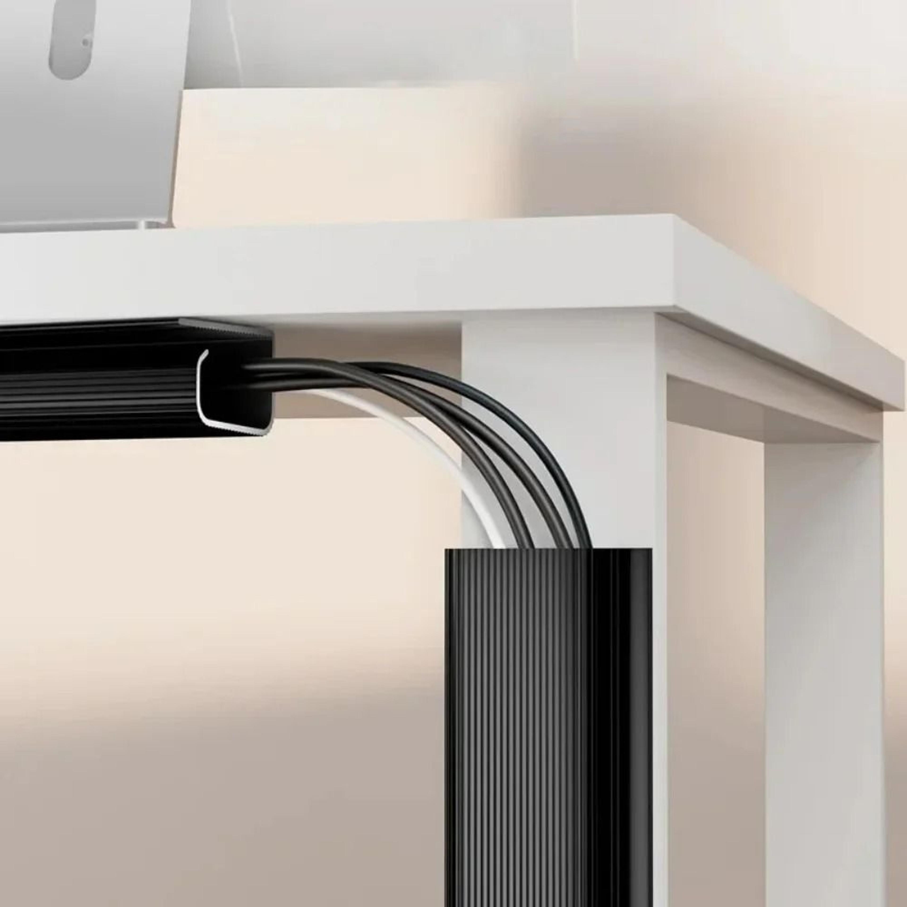 Self Adhesive Under Desk Cable Organizer Raceway 5