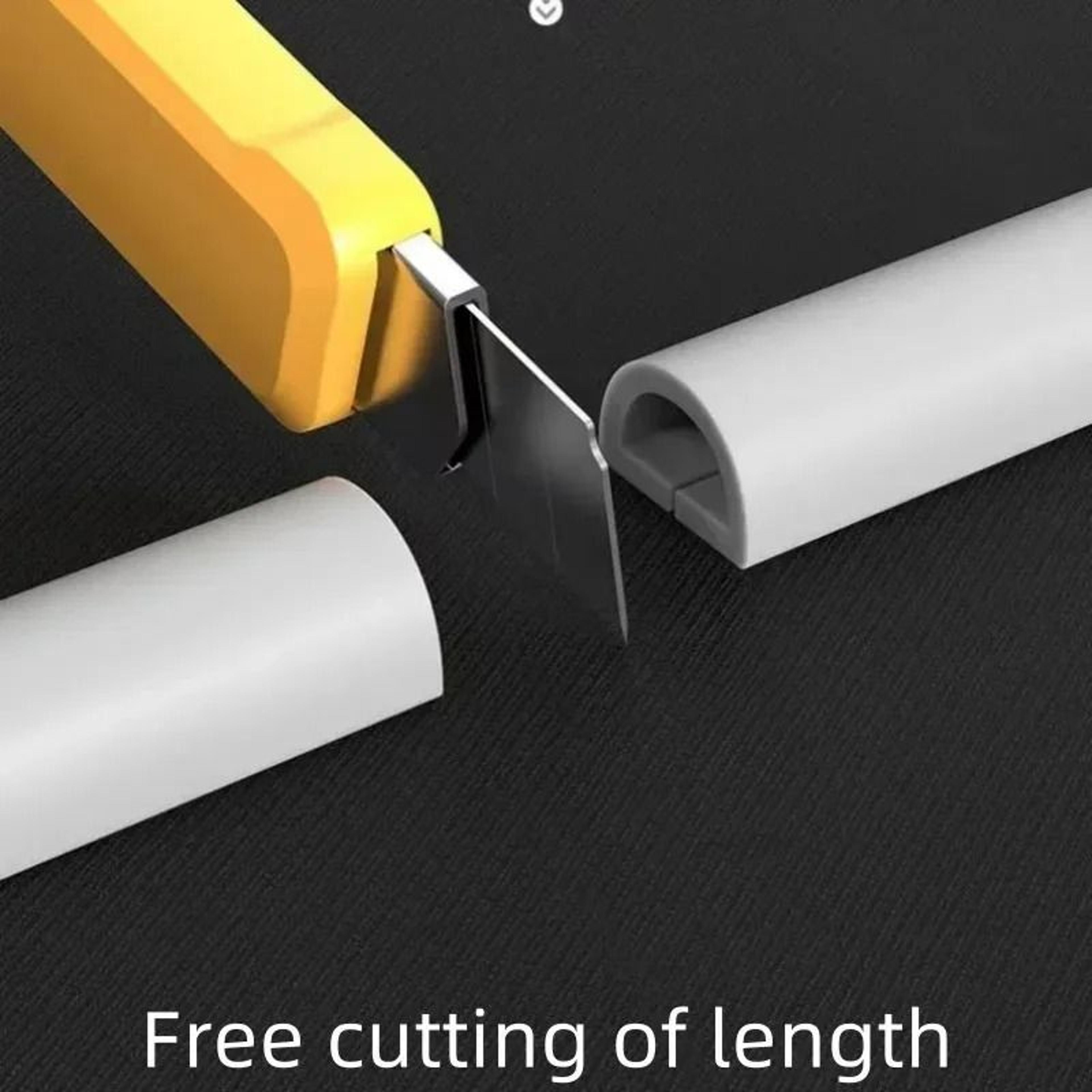 Flexible Self Adhesive Floor Cord Cover And Cable Hider 4