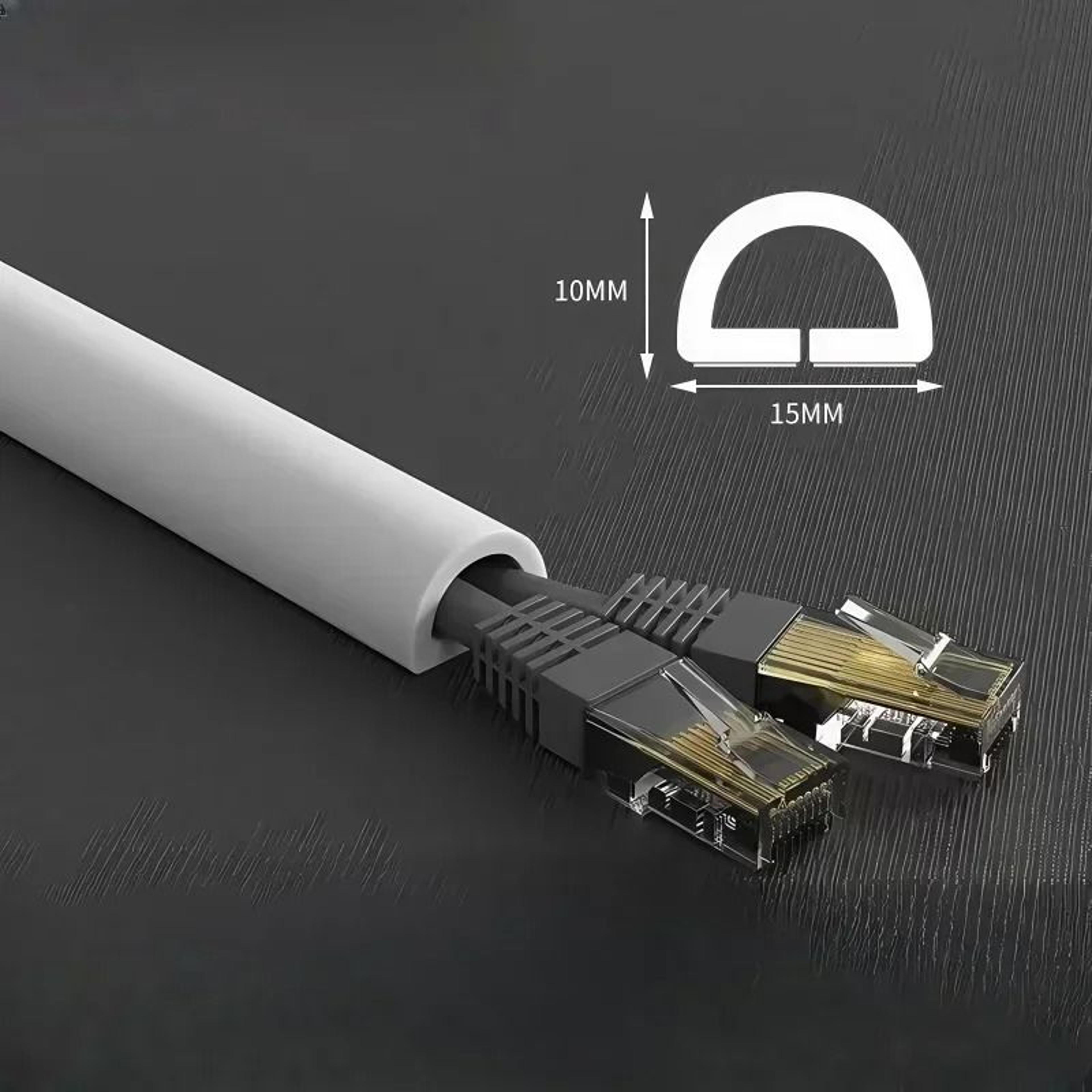 Flexible Self Adhesive Floor Cord Cover And Cable Hider 10