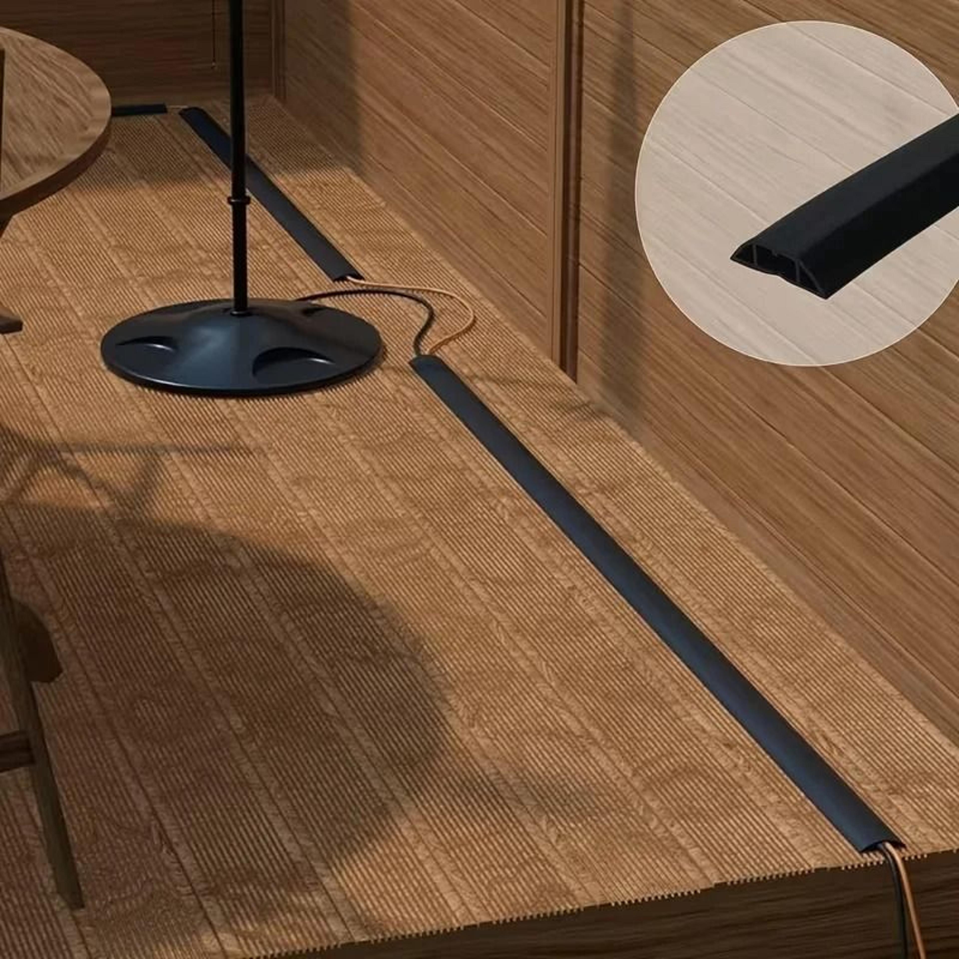 Low Profile Floor Cord Cover And Cable Protector 4