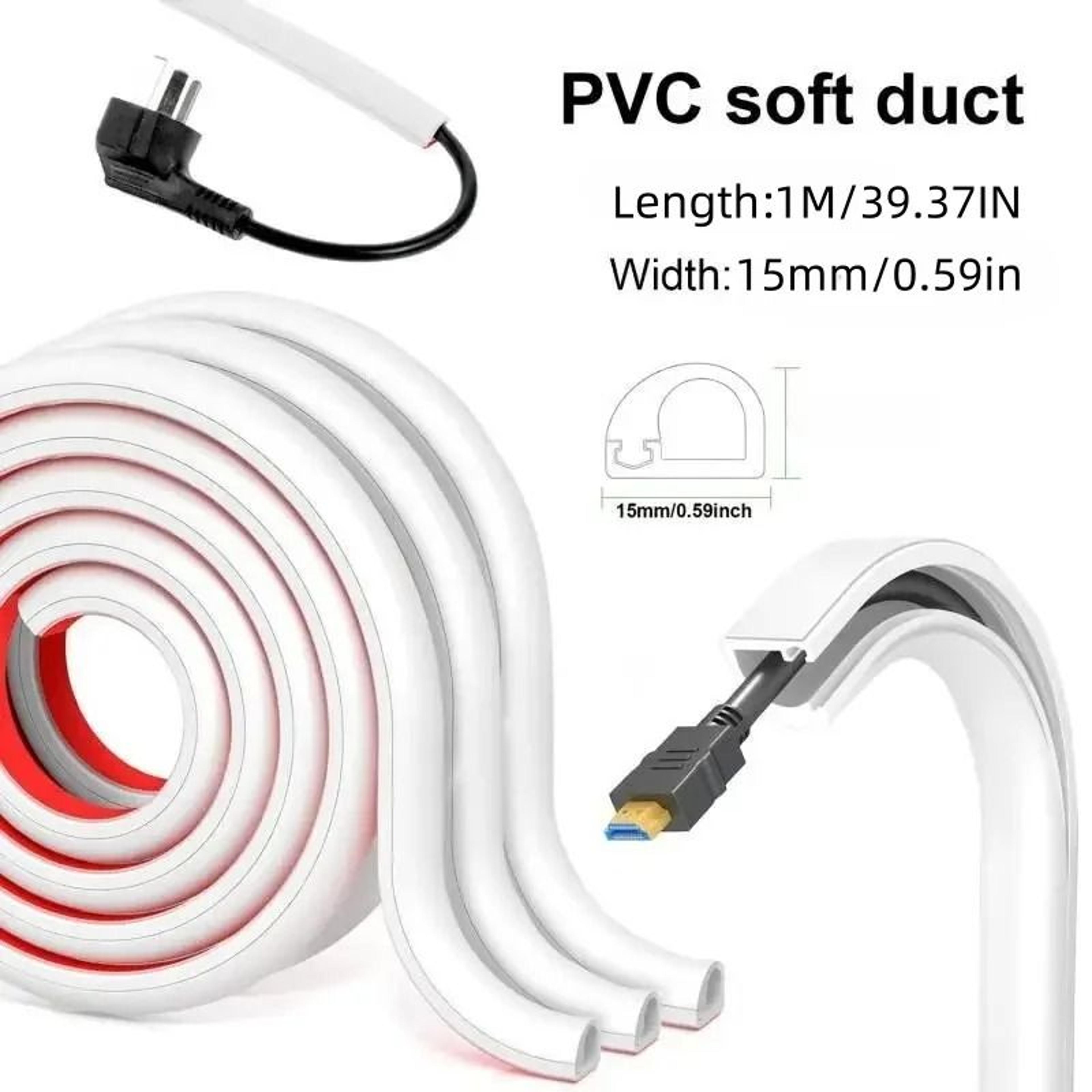 Flexible Self Adhesive Cable Raceway And Wire Cover 1