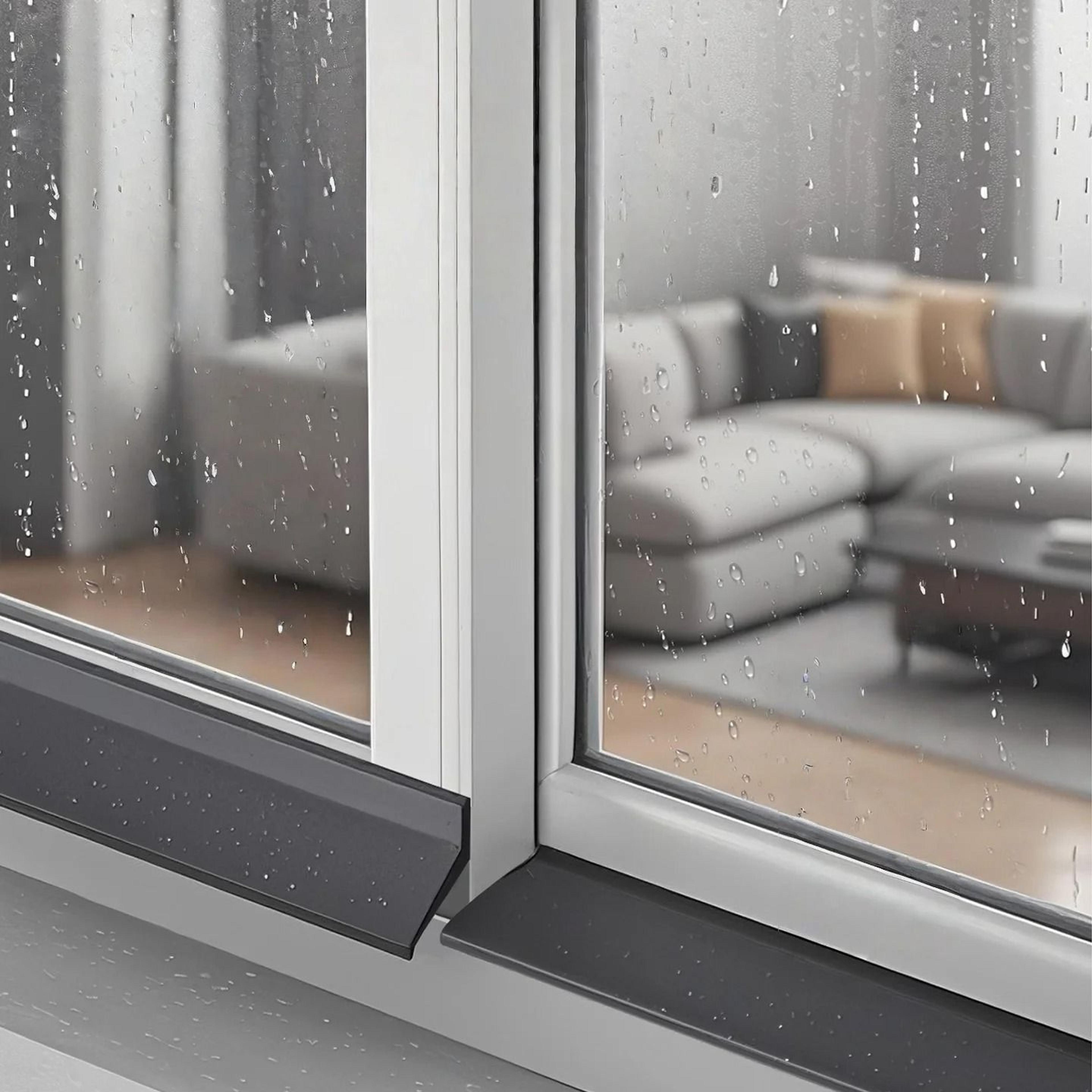 Aluminum Sliding Window Rain Water Deflector Bar 6