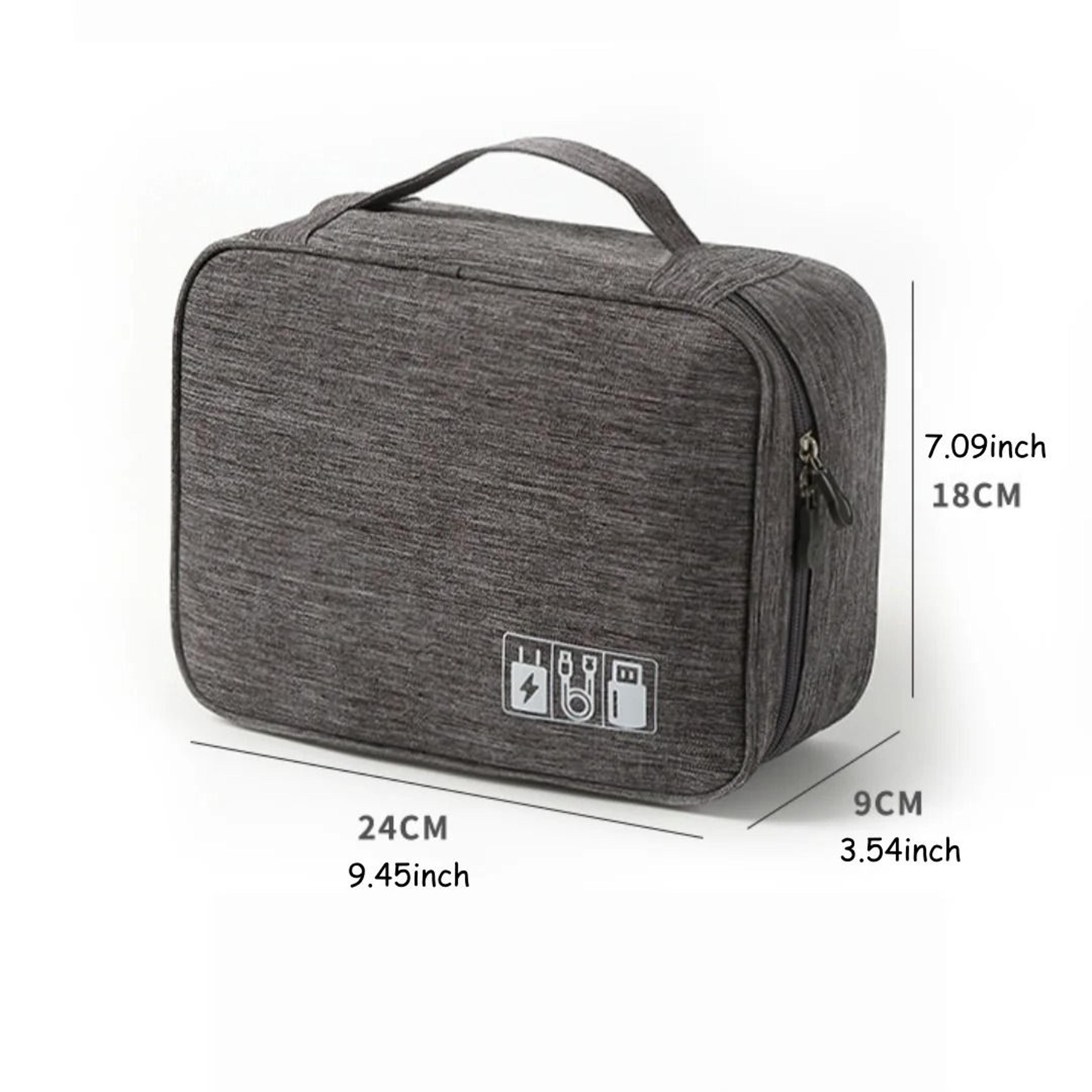 Portable Travel Cable And Electronics Organizer Bag 2