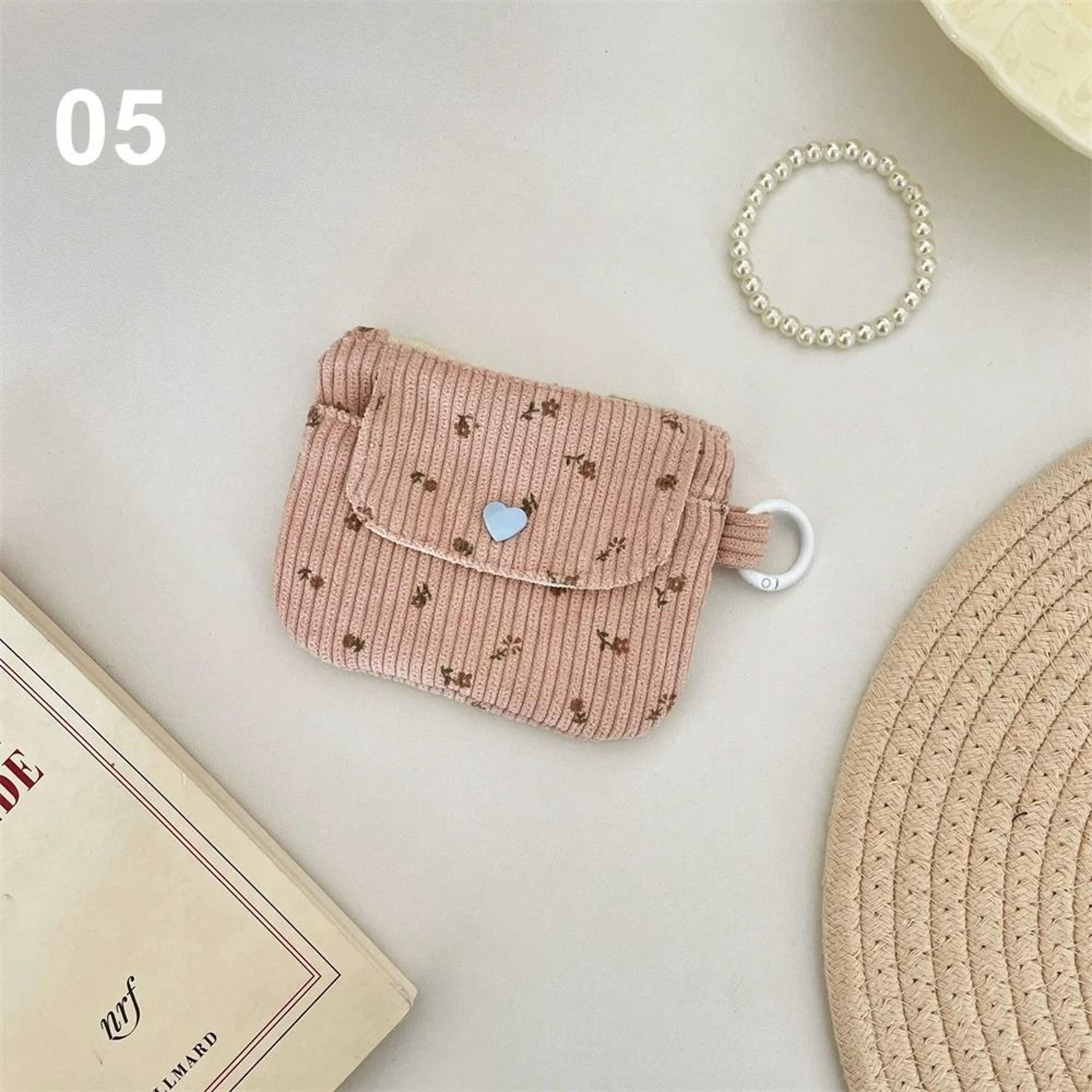 Corduroy Zipper Coin Purse And Card Holder 9